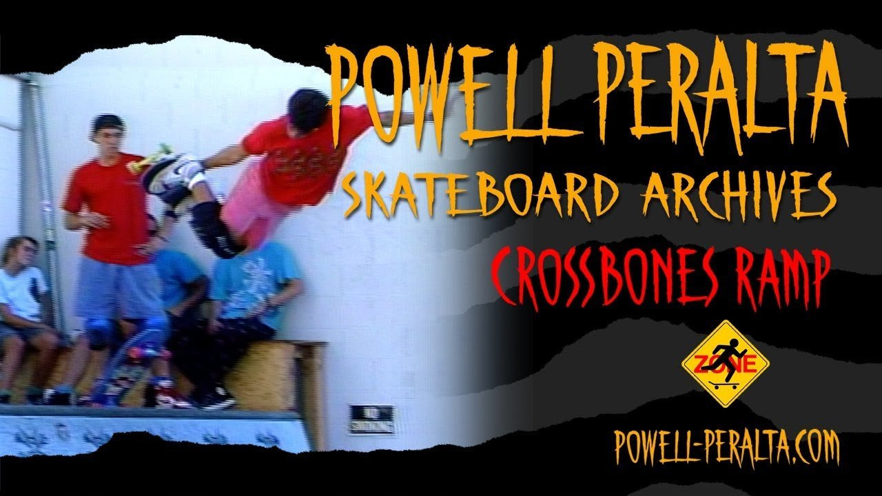 In 1987 Powell Peralta was located in downtown Santa Barbara Ca. Behind their R&D department a mini-ramp was rebuilt and was named the Crossbones Ramp. When the Bones Brigade was in town to test new product skate session would ensue on the crossbones ramp. Skaters: Steve Caballero, Lance Mountain, Steve Saiz, Rob Washburn, Frankie Hill, Danny Way and Mike Vallely. Enjoy.