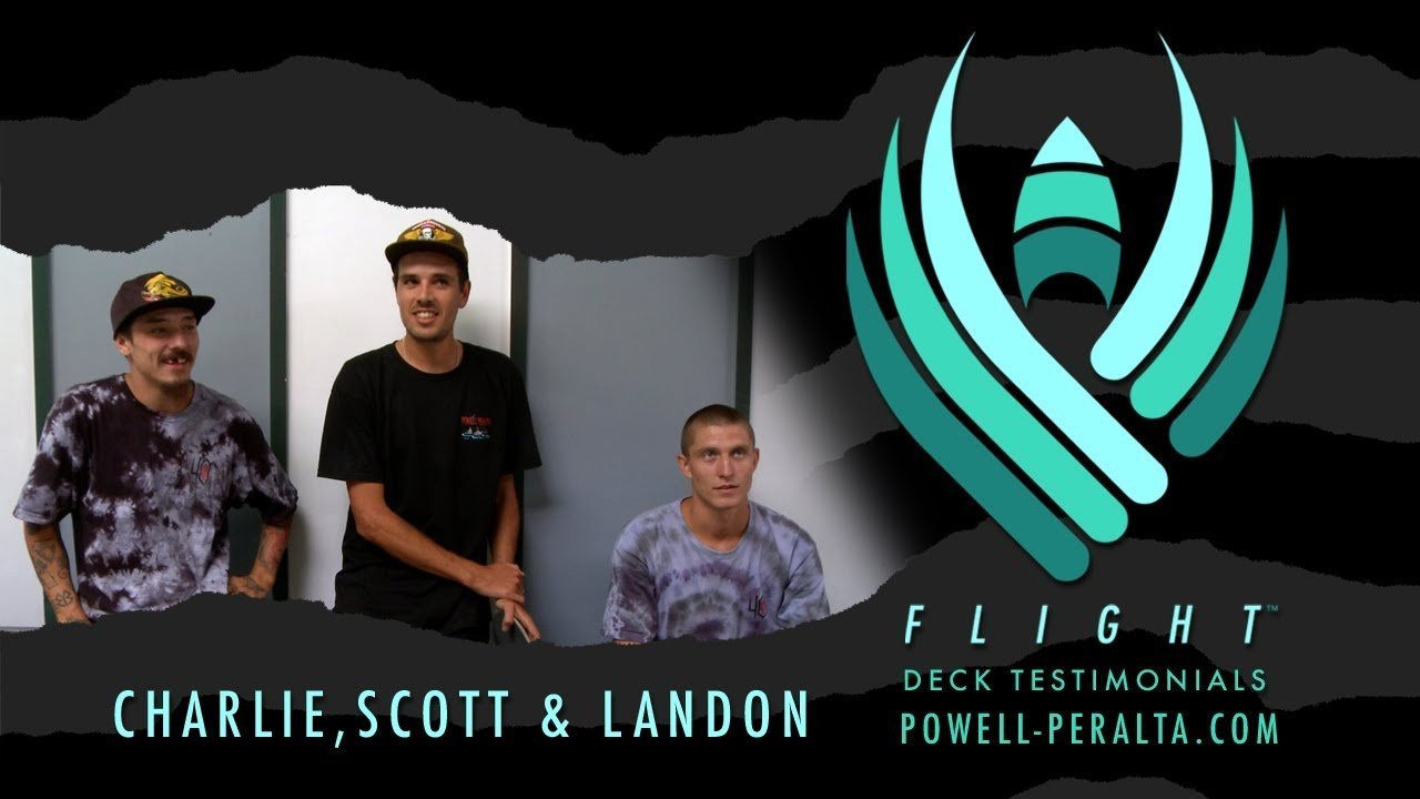From The Orchid Ranch, Charlie Blair, Scott Decenzo and Landon Belcher share their thoughts on riding Powell-Peralta #FlightDeckConstruction decks. <br />“Lasts more than double the amount of time.” <br />“I just re-grip them.” <br />“The thinness of the board feels so much better in your hand."<br /><br />More info here - http://bit.ly/PowellPeraltaFlight