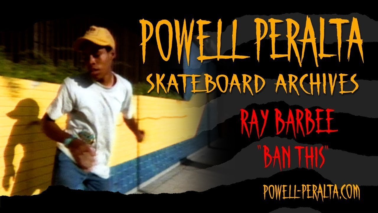 Footage of Ray Barbee from his segment in Powell Peralta's "Ban This"
