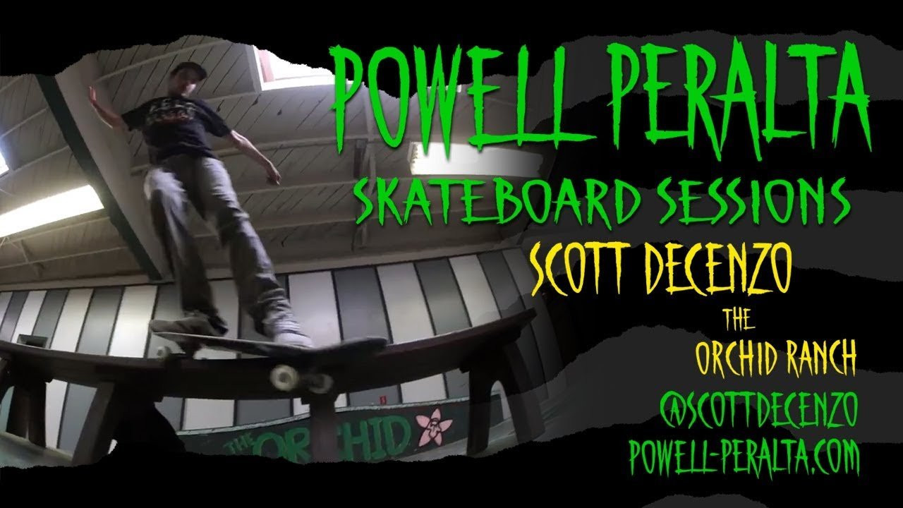 We took a day trip out to The Orchid, a private location in deep Goleta, CA that has a fun indoor park. <br />Here are a few clips of Scott getting tech on the table top-butter bench. Filmed by Micaiah Furukawa<br /><br />Have any questions? Submit a comment and we'll do our best to get you a helpful answer<br /><br />Buy Powell-Peralta goods here: http://powell-peralta.com/products/<br /><br />Check out Scott's Instagram - https://www.instagram.com/scottdecenzo/<br /><br />Powell-Peralta:<br />Instagram - https://www.instagram.com/powellperalta/<br />Facebook - https://www.facebook.com/powellperalta/<br />Twitter - https://twitter.com/PowellPeralta