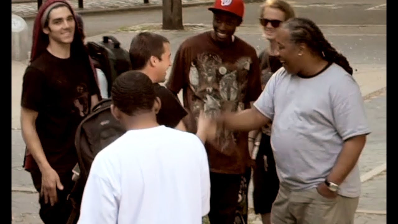 Actual skateboarding takes a backstage role when the Volcom team enjoy friendships and street encounters in Brooklyn, New York. <br /><br />This clip is part of a 100 video playlist, linked by QR codes in Iain Borden "Skateboarding and the City: a Complete History" (Bloomsbury, 2019), the definitive book on classic and contemporary skateboarding.<br /><br />USA orders<br />https://www.amazon.com/Skateboarding-City-Iain-Borden/dp/1472583450/<br />https://www.bloomsbury.com/us/skateboarding-and-the-city-9781472583451/<br /><br />UK/Europe orders<br />https://www.amazon.co.uk/Skateboarding-City-Iain-Borden/dp/1472583450/<br />https://www.bloomsbury.com/uk/skateboarding-and-the-city-9781472583451/<br /><br />‘This book holds the comprehensive evolution of getting radical. How, when, why, and who, told with a genuine passion for the art of skateboarding. Borden continues to be the scribe of skateboarding’s history, perceptively documenting skate culture’s influences on wider society.’<br />Oliver Percovich, Founder of Skateistan<br /><br />‘Borden’s work is as varied and bedazzling as the most expert of skaters. He addresses skateboarding’s romantic, subcultural past through its global, social, and political present. Throughout, his voice is readable and approachable, a fine balance of the committed academic and beguiled practitioner. The result is nothing short of indispensable.’<br />Kyle Beachy, Associate Professor, Roosevelt University