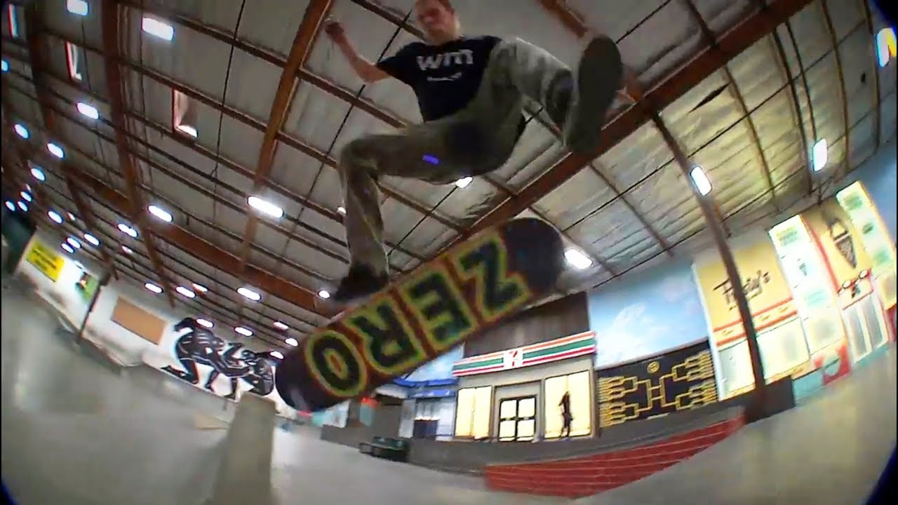 The Berrics was originated in Los Angeles (2007) by Steve Berra and Eric Koston, and today offers a large warehouse of painted steps, rails and flat banks surrounded by scenographic simulations of stores and billboards. <br /><br />This clip is part of a 100 video playlist, linked by QR codes in Iain Borden "Skateboarding and the City: a Complete History" (Bloomsbury, 2019), the definitive book on classic and contemporary skateboarding.<br /><br />USA orders<br />https://www.amazon.com/Skateboarding-City-Iain-Borden/dp/1472583450/<br />https://www.bloomsbury.com/us/skateboarding-and-the-city-9781472583451/<br /><br />UK/Europe orders<br />https://www.amazon.co.uk/Skateboarding-City-Iain-Borden/dp/1472583450/<br />https://www.bloomsbury.com/uk/skateboarding-and-the-city-9781472583451/<br /><br />‘This book holds the comprehensive evolution of getting radical. How, when, why, and who, told with a genuine passion for the art of skateboarding. Borden continues to be the scribe of skateboarding’s history, perceptively documenting skate culture’s influences on wider society.’<br />Oliver Percovich, Founder of Skateistan<br /><br />‘Borden’s work is as varied and bedazzling as the most expert of skaters. He addresses skateboarding’s romantic, subcultural past through its global, social, and political present. Throughout, his voice is readable and approachable, a fine balance of the committed academic and beguiled practitioner. The result is nothing short of indispensable.’<br />Kyle Beachy, Associate Professor, Roosevelt University