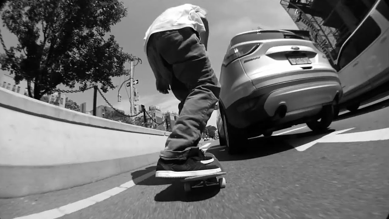 Zered Bassett creating urban rhythms by street-skating in New York. Promo film by Richard Quintero for Converse's Weapon skate shoe.<br /><br />This clip is part of a 100 video playlist, linked by QR codes in Iain Borden "Skateboarding and the City: a Complete History" (Bloomsbury, 2019), the definitive book on classic and contemporary skateboarding.<br /><br />USA orders<br />https://www.amazon.com/Skateboarding-City-Iain-Borden/dp/1472583450/<br />https://www.bloomsbury.com/us/skateboarding-and-the-city-9781472583451/<br /><br />UK/Europe orders<br />https://www.amazon.co.uk/Skateboarding-City-Iain-Borden/dp/1472583450/<br />https://www.bloomsbury.com/uk/skateboarding-and-the-city-9781472583451/<br /><br />‘This book holds the comprehensive evolution of getting radical. How, when, why, and who, told with a genuine passion for the art of skateboarding. Borden continues to be the scribe of skateboarding’s history, perceptively documenting skate culture’s influences on wider society.’<br />Oliver Percovich, Founder of Skateistan<br /><br />‘Borden’s work is as varied and bedazzling as the most expert of skaters. He addresses skateboarding’s romantic, subcultural past through its global, social, and political present. Throughout, his voice is readable and approachable, a fine balance of the committed academic and beguiled practitioner. The result is nothing short of indispensable.’<br />Kyle Beachy, Associate Professor, Roosevelt University