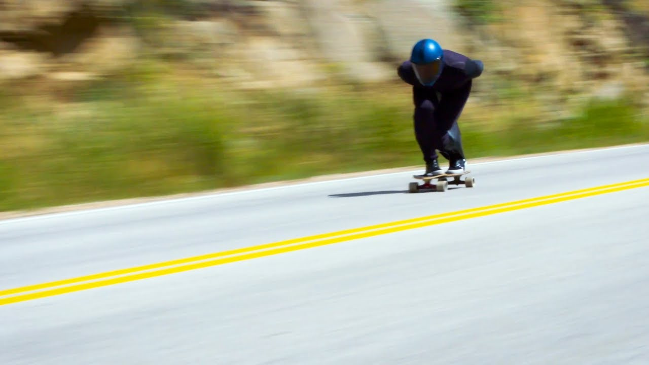 The fastest ever recorded speed for a skateboarder, for an official Guinness World Record of 89.41mph. Santa Cruz rider Kyle Wester at an undisclosed US location.<br /><br />This clip is part of a 100 video playlist, linked by QR codes in Iain Borden "Skateboarding and the City: a Complete History" (Bloomsbury, 2019), the definitive book on classic and contemporary skateboarding.<br /><br />USA orders<br />https://www.amazon.com/Skateboarding-City-Iain-Borden/dp/1472583450/<br />https://www.bloomsbury.com/us/skateboarding-and-the-city-9781472583451/<br /><br />UK/Europe orders<br />https://www.amazon.co.uk/Skateboarding-City-Iain-Borden/dp/1472583450/<br />https://www.bloomsbury.com/uk/skateboarding-and-the-city-9781472583451/<br /><br />‘This book holds the comprehensive evolution of getting radical. How, when, why, and who, told with a genuine passion for the art of skateboarding. Borden continues to be the scribe of skateboarding’s history, perceptively documenting skate culture’s influences on wider society.’<br />Oliver Percovich, Founder of Skateistan<br /><br />‘Borden’s work is as varied and bedazzling as the most expert of skaters. He addresses skateboarding’s romantic, subcultural past through its global, social, and political present. Throughout, his voice is readable and approachable, a fine balance of the committed academic and beguiled practitioner. The result is nothing short of indispensable.’<br />Kyle Beachy, Associate Professor, Roosevelt University