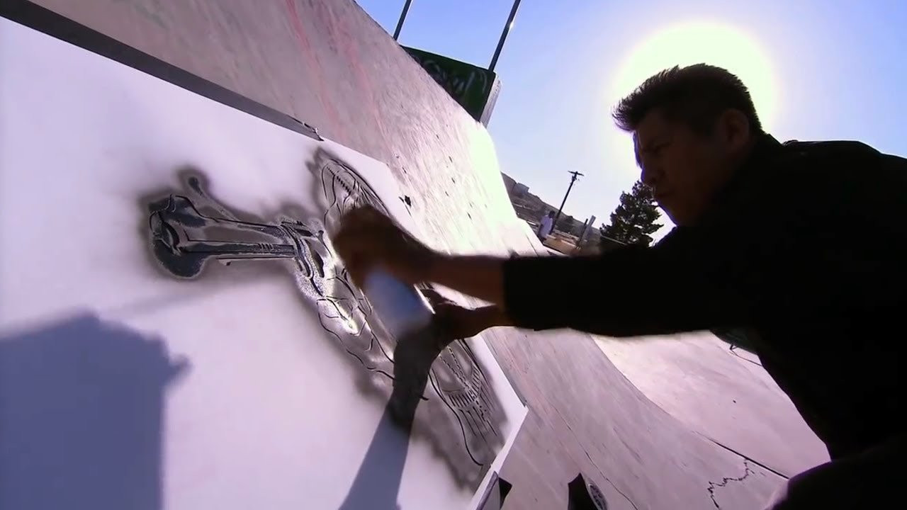 Renowned artist Douglas Miles talks about his art, designs and Apache skateboard company. <br /><br />This clip is part of a 100 video playlist, linked by QR codes in Iain Borden "Skateboarding and the City: a Complete History" (Bloomsbury, 2019), the definitive book on classic and contemporary skateboarding.<br /><br />USA orders<br />https://www.amazon.com/Skateboarding-City-Iain-Borden/dp/1472583450/<br />https://www.bloomsbury.com/us/skateboarding-and-the-city-9781472583451/<br /><br />UK/Europe orders<br />https://www.amazon.co.uk/Skateboarding-City-Iain-Borden/dp/1472583450/<br />https://www.bloomsbury.com/uk/skateboarding-and-the-city-9781472583451/<br /><br />‘This book holds the comprehensive evolution of getting radical. How, when, why, and who, told with a genuine passion for the art of skateboarding. Borden continues to be the scribe of skateboarding’s history, perceptively documenting skate culture’s influences on wider society.’<br />Oliver Percovich, Founder of Skateistan<br /><br />‘Borden’s work is as varied and bedazzling as the most expert of skaters. He addresses skateboarding’s romantic, subcultural past through its global, social, and political present. Throughout, his voice is readable and approachable, a fine balance of the committed academic and beguiled practitioner. The result is nothing short of indispensable.’<br />Kyle Beachy, Associate Professor, Roosevelt University