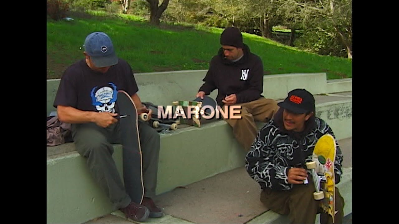 MARONE - by Paul Overstrom and Ryan Burge<br /><br />Based in the San Francisco Bay Area 2020-2023<br /><br />0:00 Intro <br />0:40 Zach Gesko<br />2:53 Piero Suarez & Rob Fraebel<br />6:09 Sergio Rodas, Joe Marchese, & Robb Estberg<br />8:23 Paul Overstrom <br />10:23 Harrison Hafner<br />11:49 Chris Sarte & Ryan Burge<br />14:51 Friends Section <br />17:54 John Gardner<br />20:54 James Pitonyak <br />23:10 Credits<br /><br />Edit - Ryan Burge<br />16mm - Paul Overstrom<br />Additional Filming - Rob Fraebel & Harrison Haffner<br />16mm Color Correction - David Dominguez<br /><br />DVD’s Available At: https://marone.bigcartel.com<br />@njskateshop <br />@skatejawn <br />@squareup_skateboards<br /><br />Subscribe to youtube here: https://www.youtube.com/channel/UCjKjORPOx_65rdOBPeYFoGQ<br />Subscribe to Skate Jawn: https://webstore.skatejawn.com/<br />More content: http://skatejawn.com<br />IG: @skatejawn
