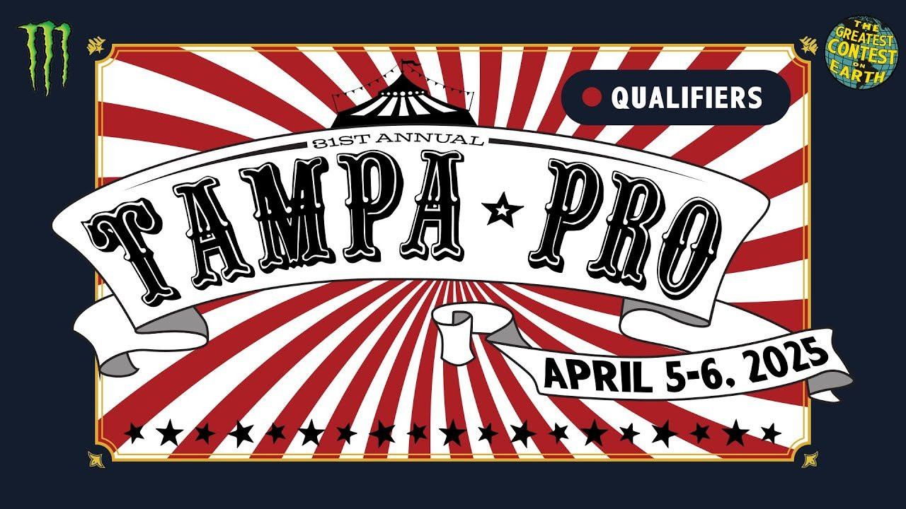 Day 1 of 31st annual Tampa Pro! Stay tuned to see who will move on to tomorrow's Semi-final, and don't miss the Best Trick Jam following the Qualifiers, you know that's going to go off...<br /><br />Watch the Semi-finals and Finals right here on our YouTube channel tomorrow starting at 12pm ET/9am PT<br /><br />#SLSMiami | May 3 | Tickets available NOW - https://www.ticketmaster.com/event/0D00624699911BC3?did=sls1<br /><br />For tickets to SLS events and more information, visit: https://www.streetleague.com/ 🔥<br /><br />Follow SLS on Social 💥 <br />Instagram - https://www.instagram.com/sls/<br />Facebook - https://www.facebook.com/streetleague/<br />Rumble - https://rumble.com/c/sls<br />TikTok - https://www.tiktok.com/@streetleagueskate<br />Snapchat - https://snapchat.com/t/uYXRd6Jw<br />Threads - https://www.threads.net/@sls?hl=en<br />Twitter - https://x.com/StreetLeague<br /><br />👀 Don't miss new SLS content every week on Rumble<br />Download Rumble (TV + Mobile) 👉 https://rumble.com/our-apps<br />Rumble is free on desktop, mobile and web at www.rumble.com, iOS, Android, Roku, AppleTV, FireTV, Samsung TVs.<br /><br />Subscribe Now: https://www.youtube.com/@SLS<br /><br />Get your official SLS x Wolfpak Backpack here, available in 3 different sizes - <br />https://wolfpak.com/collections/street-league-skateboarding-collection<br /><br />https://aminoheal.com/