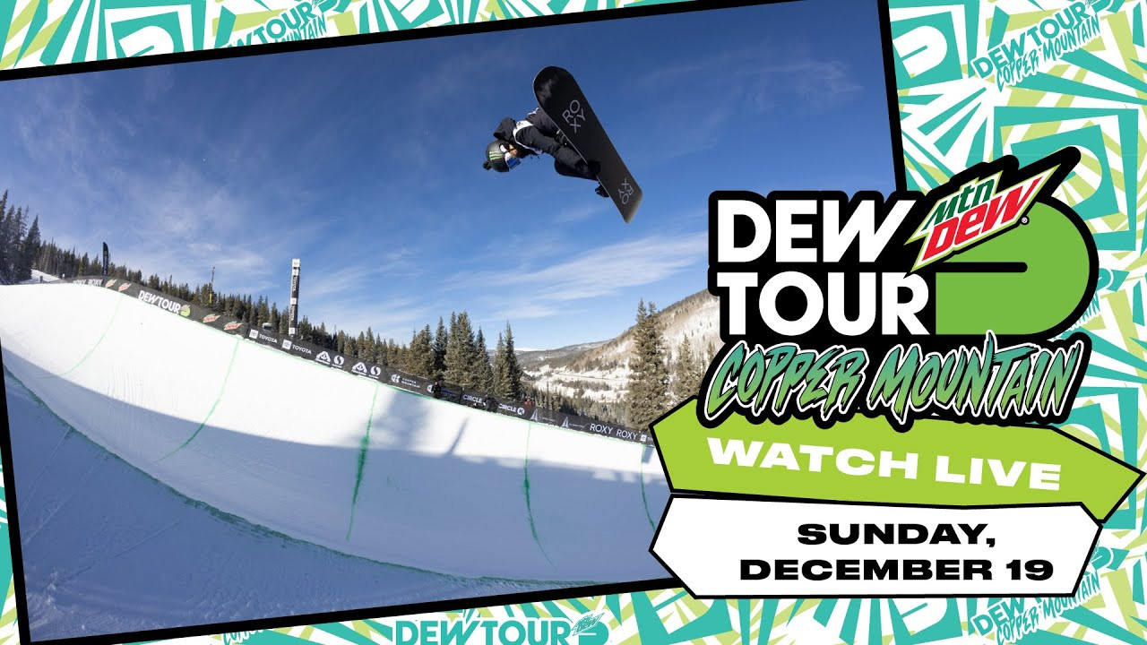 The final day of Dew Tour Copper wraps up the weekend with the Women's and Men's Snowboard Superpipe Final presented by Toyota. Visit dewtour.com/live for real-time scoring and schedule updates.<br /><br />Competition times (All times in MST, subject to change)<br />9:10 - 9:55 AM Women’s Snowboard Superpipe Final<br />10:50 AM - 12:05 PM Men's Snowboard Superpipe Final<br /><br />---<br /><br />For the latest from Snowboarder Magazine check out:<br /> https://www.snowboarder.com/<br /> Facebook - https://sbdr.co/Facebook<br /> Instagram - https://sbdr.co/Instagram<br /> Twitter - https://sbdr.co/Twitter<br /> YouTube - https://sbdr.co/YouTube