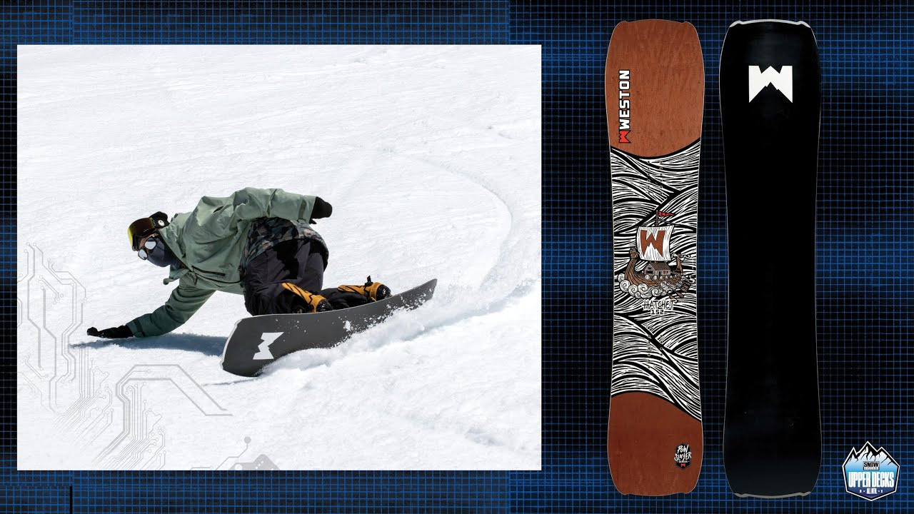 Each year as summer turns into fall, we can rest assured that our favorite companies will release a selection of snowboards designed to enhance our experience on hill. At this point, with the abundance or shapes, lengths, camber profiles, edge and sidecut variations, core designs, and more sustainable materials at an all-time high, it’s possible to get precisely the board you are looking for, whether you’re interested in towrope park laps, early morning pow runs, holding an edge on hardpack, or all of the above and then some. From true twins designed for the jib line to big-nosed powder guns ready to drop in post-storm, to shore and wide decks that are designed for a bit of it all, the hardest decision may be whether you want to add to your selection of situation-specific boards or if a quiver killer is in the cards for your season—maybe the answer is both. To help get you started in your search of what board to add to your stash this winter, here are fourteen of our favorites that run the gamut in size, shape, and style. <br /><br />Feature Highlights:<br />• Shorter, Fatter Size<br />• S Weave Carbon<br />• Elegant Maple Veneer Topsheet<br />• Multi-Radial Twin Camber<br /><br />Sizes: 152<br />MSRP: $649<br />Website: www.westonbackcountry.com<br /><br />Weston says:<br />From popping pillow lines to spinning off cliffs, the Hatchet will keep you afloat in pow while giving you the versatility to play.<br /><br />SNOWBOARDER says:<br />When it comes to picking a powder slayer, it’s essential to have plenty of float and lots of agility, because whether you’re pointing it down open faces or weaving through dense trees, you want a deck that goes the distance. The Weston Hatchet is that board, designed to be ridden shorter and wider than normal as its increased surface area and reduced length ensure a nimble and buoyant ride. On days that lack the fresh stuff, this directional twin is an all-mountain driver, featuring Weston’s S Weave Carbon, which is woven strategically through the board’s core and provides plenty of snap and responsiveness on groomers or variable snowpack. Traditional camber between the bindings and rocker on the nose and tail further enhances pop and playfulness, while the Electra Sintered Base is durable and fast. As a bonus, the maple veneer topsheet of this Rocky Mountain-designed board features original artwork by Colorado-based artist John Fellow. The bottom line is that the Weston Hatchet is a smooth and spirited ride that despite its smaller sizing isn’t short on power. If you’re looking for a board that will excel all-season long, don’t split hairs, pick up the Hatchet.<br /><br />For the latest from Snowboarder Magazine check out:<br /> https://www.snowboarder.com/<br /> Facebook - https://sbdr.co/Facebook<br /> Instagram - https://sbdr.co/Instagram<br /> Twitter - https://sbdr.co/Twitter<br /> YouTube - https://sbdr.co/YouTube
