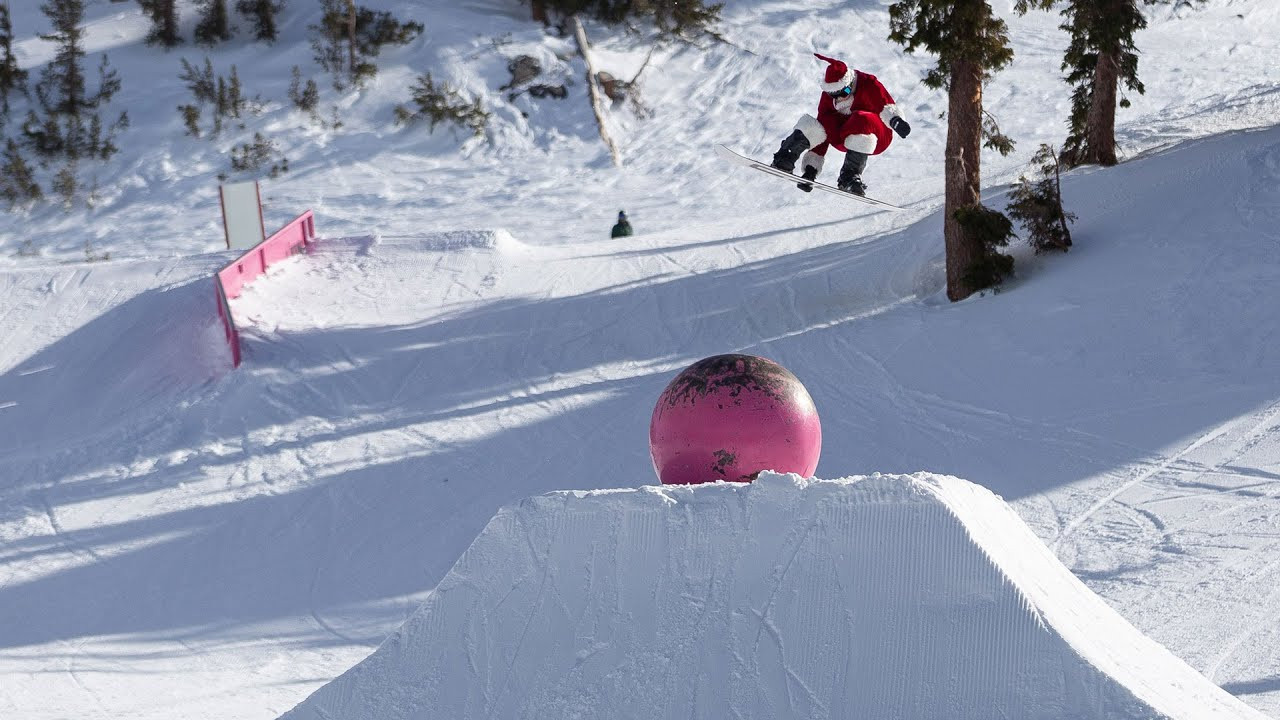 Santa snowboards? Guess so! With no sleigh in sight, Santa Claus goes into his bag of tricks to deliver some holiday hammers at Mammoth before his big trip around the globe on Christmas. <br /><br />For the latest from Snowboarder Magazine check out:<br /> https://www.snowboarder.com/<br /> Facebook - https://sbdr.co/Facebook<br /> Instagram - https://sbdr.co/Instagram<br /> Twitter - https://sbdr.co/Twitter<br /> YouTube - https://sbdr.co/YouTube