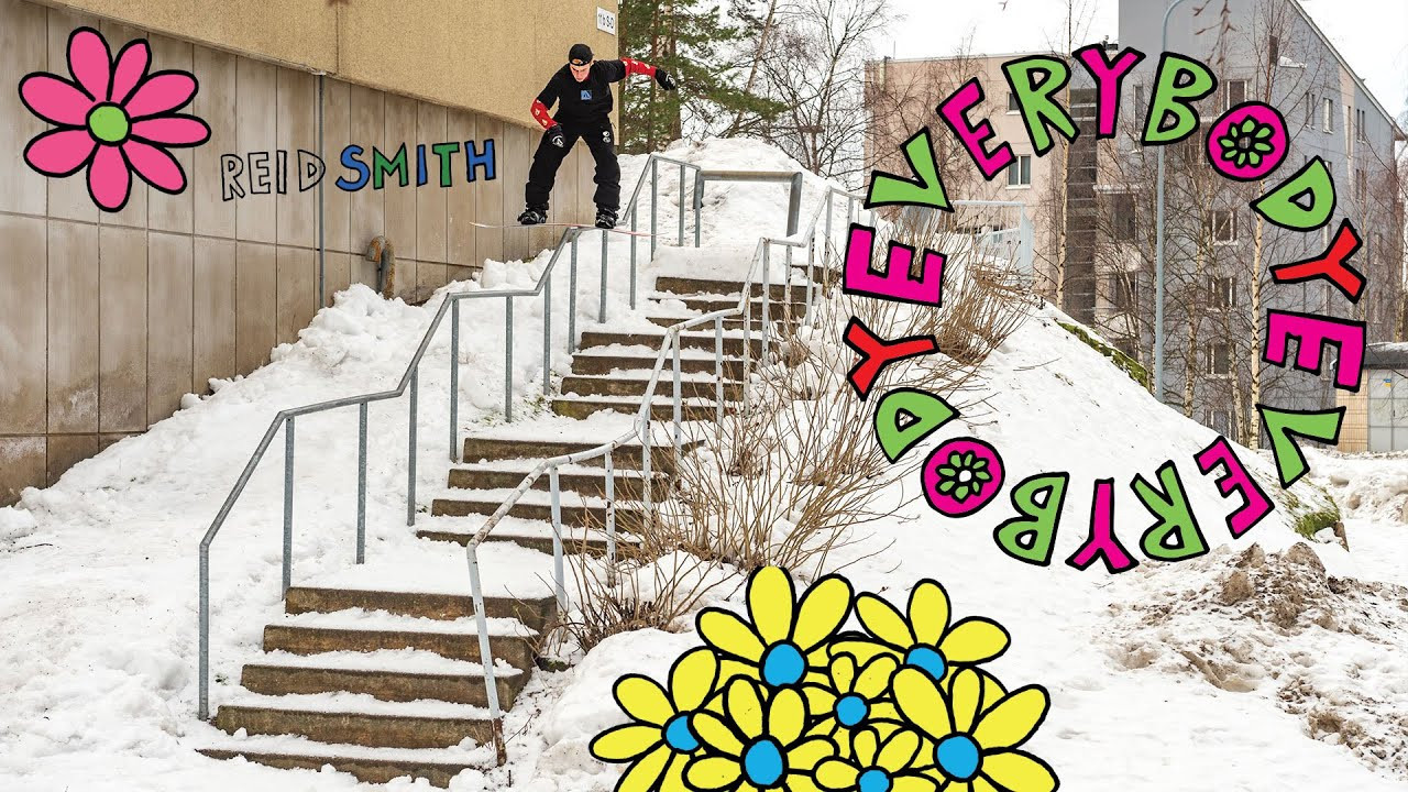 Full movie available on iTunes—https://sbdr.co/everybody-itunes<br /><br />Reid Smith closes out the Everybody, Everybody movie. Case in point above. <br /><br />For the latest from Snowboarder Magazine check out:<br /> https://www.snowboarder.com/<br /> Facebook - https://sbdr.co/Facebook<br /> Instagram - https://sbdr.co/Instagram<br /> Twitter - https://sbdr.co/Twitter<br /> YouTube - https://sbdr.co/YouTube