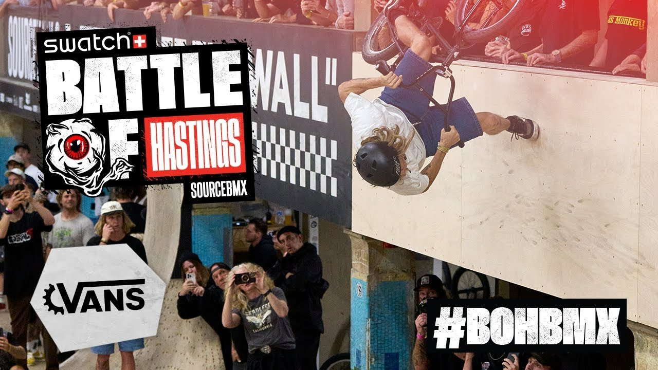 SOURCE BMX - Swatch Battle of Hastings 2024 is happening September 6th-8th! Vans BMX Best Trick will be 🔥 Please hit that reminder button, share it with your friends and leave a comment! Cheers!<br /><br />#bmx #sourcebmx #bohbmx<br /><br /><br />SWATCH BATTLE OF HASTINGS IS A WORLD CLASS BMX EVENT, BRINGING TOGETHER SOME OF THE WORLD'S BEST AND MOST RESPECTED RIDERS TO BATTLE IT OUT IN THIS UNIQUE TEAM EVENT<br /><br />More info & give-aways: http://sourcebmx.com/BOH<br /><br /><br />5 Livestreams coming September 6th-8th 2024:<br /><br />Friday:<br />Railjam: https://youtube.com/live/krD1XW0MaYw<br />High Air: https://youtube.com/live/sIOFzIhF7vg<br /><br />Saturday:<br />Park Session: https://youtube.com/live/wx9by_XP4x4<br />Best Trick: https://youtube.com/live/rnzgeILFyrE<br /><br />Sunday:<br />Finals: https://youtube.com/live/JAJcsj55FHE<br /><br /><br />Please subscribe to our channel for more BMX Videos: http://youtube.com/SOURCEBMX