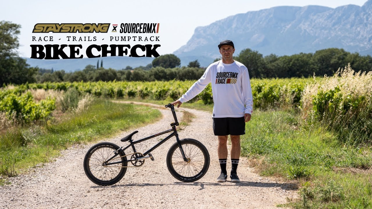 We made up a one off custom Source X Stay strong Crmo custom build at the World’s back in Rock Hill and Pablo liked it so much we made him another one! Pablo added a few personal touches to his build and filmed this sick bike check video at the track and trails. Self filmed and Edited by Pablo himself. <br /><br />Check out www.sourcebmx.com for more<br /><br />Here’s the parts list: <br /><br />Stay Strong Speed and Style Crmo Race Frame 21”<br />Stay Strong Reactive forks 31mm offset <br />Stay Strong Larry Edgar bars<br />Stay Strong Internal Headset <br />Stay Strong X ODI grips<br />Profile Acoustic Stem 53mm<br />Profile Race cranks 175mm W/Spider<br />Profile Outboard Euro <br />42-15t gearing <br />Shadow Interlock race chain <br />Stay Strong pivotal seat + post <br />Shimano V-Brakes <br />Shadow Linear cable<br /><br /><br />Wheels: <br />Profile Elite hubs <br />Shadow Calle rims <br />Odyssey Super Circuit Tyre 2.10 & 1.75”<br />Double Butted Spokes with Gold Nipples