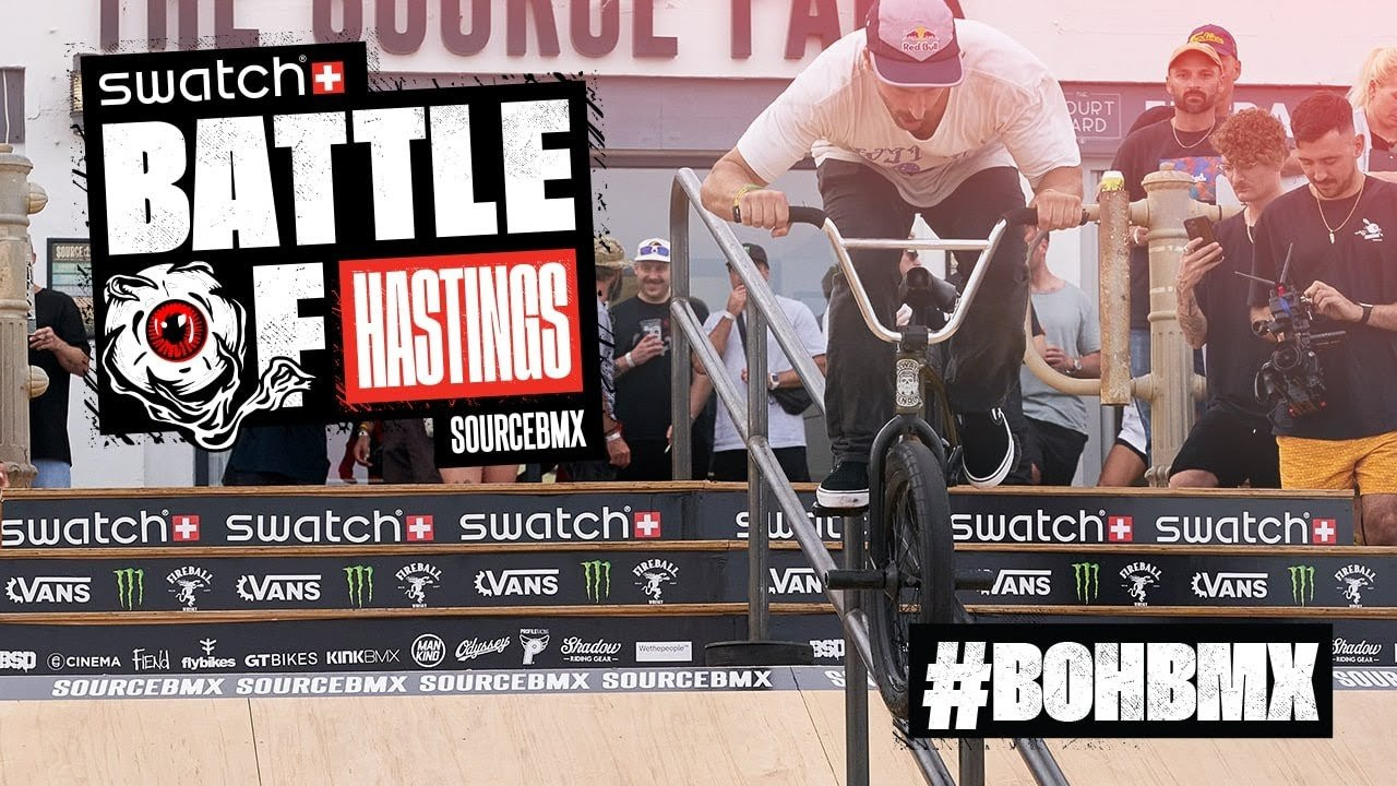 Source BMX Beach Rail Jam is coming! Source BMX proudly presents: 5 Battle of Hastings Livestreams coming to you this September 6th-8th! Set your reminders - here are all links:<br /><br />Friday:<br />Railjam: https://youtube.com/live/krD1XW0MaYw<br />High Air: https://youtube.com/live/sIOFzIhF7vg<br /><br />Saturday:<br />Park Session: https://youtube.com/live/wx9by_XP4x4<br />Best Trick: https://youtube.com/live/rnzgeILFyrE<br /><br />Sunday:<br />Finals: https://youtube.com/live/JAJcsj55FHE<br /><br />#bmx #sourcebmx #bohbmx