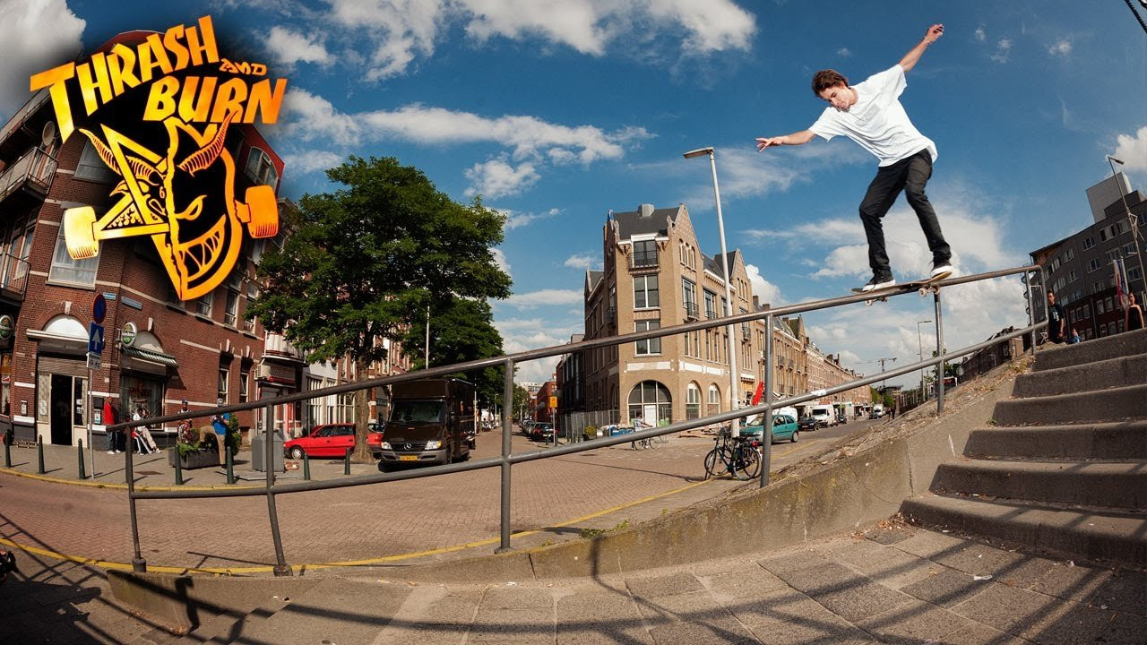 More epic spots and epic skating with the Spitfire team. Hamburg and Rotterdam have the goods, and we finally get shut down at the end of the road with a 30-year storm.