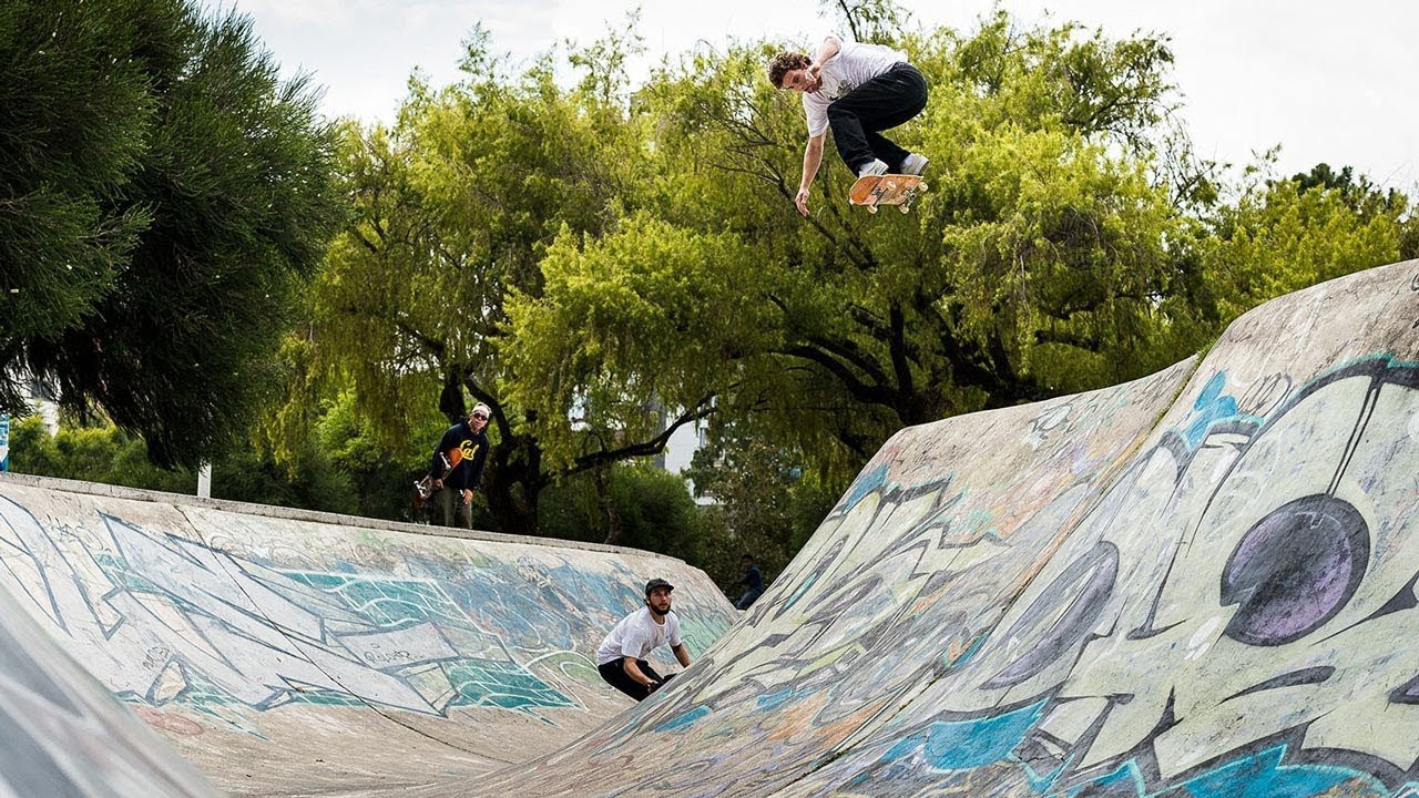 Old crusty spots separate the men from the boys. Parque de Carolinas in Quito, Equador has been there for 40 years. It ain’t going nowhere. I took the best of ’97 there and it went off—cops, broads, beers and busting. The next time I went 20 years later, the kids that grew up with the mag wanted some Eccy juice. Took the now dudes and, needless to say, Hellride was on, "Rocky Mountain Way" all the way. —Jake Phelps<br /><br />Keep up with Thrasher Magazine here:<br />http://www.thrashermagazine.com<br />http://www.facebook.com/thrashermagazine<br />http://www.instagram.com/thrashermag<br />http://www.twitter.com/thrashermag