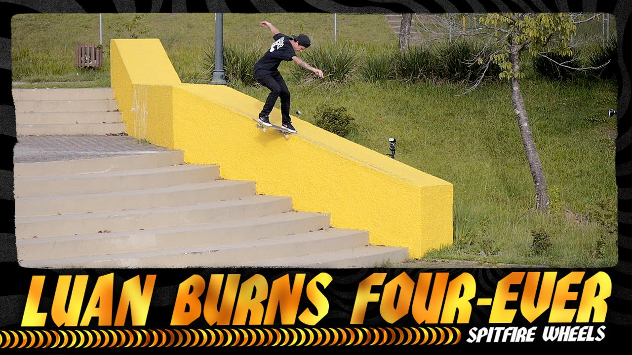 Luan Oliveira Burns Four-Ever. Spitfire Wheels Formula Four Pro Editions. http://spitfirewheels.com/<br /><br />https://instagram.com/luanomatriz/<br />https://instagram.com/spitfirewheels<br />https://www.facebook.com/spitfire.wheels<br />https://twitter.com/spitfirewheels