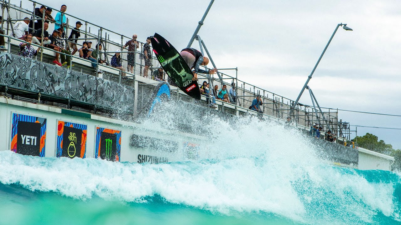 Episode 2 of Poolside hosted by Kona Big Wave<br /><br />Sudden-death shootouts, the first-ever superwoman, and a mullet-flapping Monster Air frontrunner.<br /><br />Movie fans, the video’s above. <br /><br />Readers, click here. <br /><br />We’ll skip the blow-by-blow, but here’s the skinny:<br /><br />Mikey Wright, fighting to keep his bloodline alive in the sudden-death round, eyed down the line, blasted over the kink like a maniac, pirouetted gloriously in the air, and landed like a palm sliding into your lap — smooth enough for a 49/50. The missing point came courtesy of Lee Wilson, obviously, but getting the guy to lift a hand and crack a smile is a small paper blessing. <br /><br />In sudden death surf-off against Shane Borland, Matt Meola, outrageously performed a mid-wave double-grab chop hop followed by a double-grabbed, equally outrageous inverted backside full-rote — and closed with a hip thrust aimed at Lee Wilson, somewhere between satire and seduction.<br /><br />The Ladybirds launched female progression into the stratosphere. Led by Laihani Zoric and Patti Zhou, they barely missed — their make rate that far eclipsed the men’s, and the pulse for progression hummed louder than Christian Fletcher’s exhaust. Mali Adam came achingly close to landing the first ever superwoman — to our knowledge, anyway. Happy to be corrected. <br /><br />Just getting warmed up, and somehow the end’s already whispering. Tomorrow’s all that remains, so buckle up. Here’s what’s left:<br /><br />SEMIFINALS — PRO MENS, BOTTLE ROCKETS, LADYBIRDS<br />Three Rights, Three Lefts<br />Best Single Air, Top 4 Advance To Final<br />Leaderboard Format: Surfers Against Entire Field<br /><br />FINALS — PRO MENS, PRO WOMENS, BOTTLE ROCKETS, LADYBIRDS<br />Three Rights, Three Lefts<br />Best Right + Best Left Count Towards Score<br />Highest Combined Score Wins<br /><br />Prize Money<br /><br />Pros: $20,000 USD<br />Pro Women: $10,000 USD<br />Monster Air: $10,000 USD<br />Ladybirds: $5,000 USD<br />Bottle Rockets: $5,000 USD