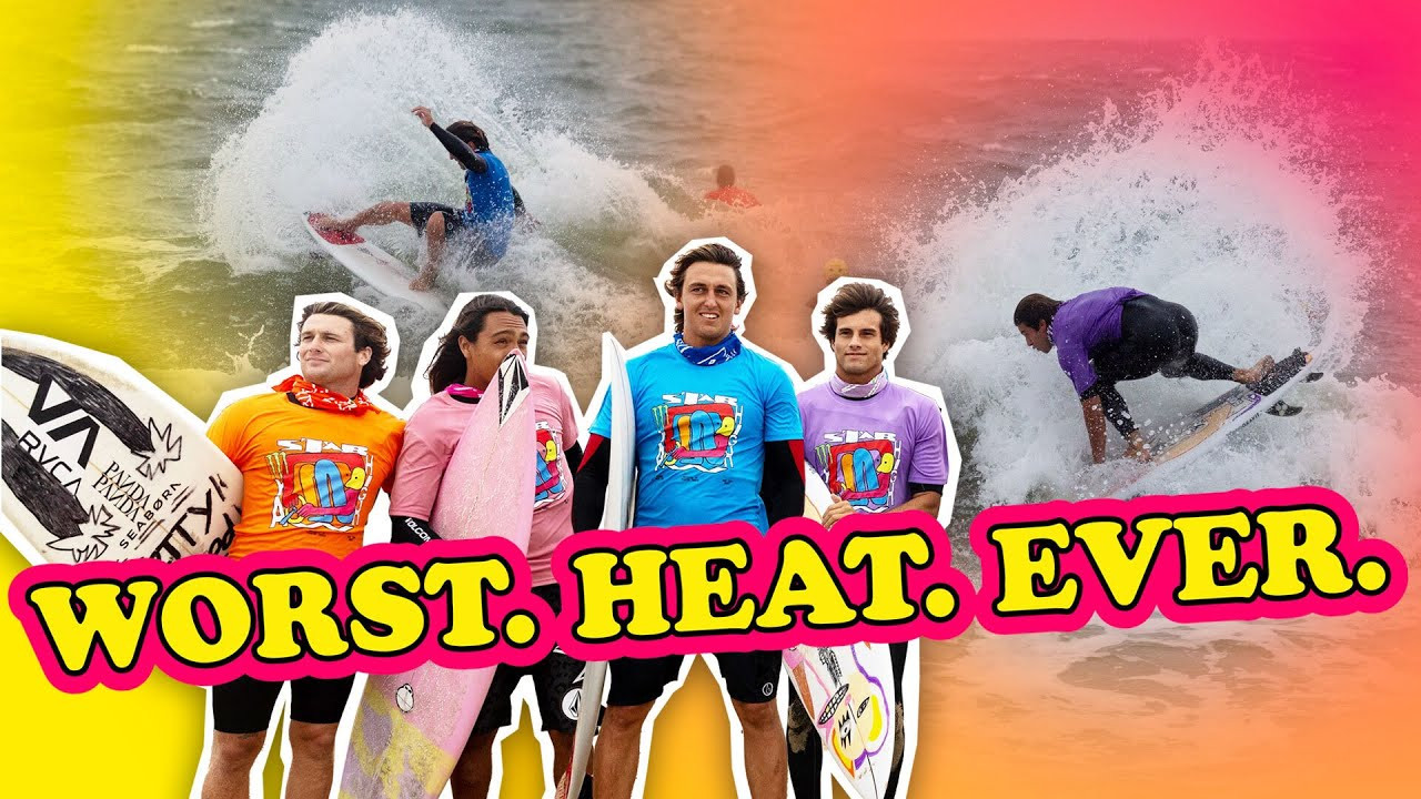 The most entertaining surfing you’ll watch this week will not be at the Banzai Pipeline, a wave pool in the Middle East, or a tiny island in the middle of the ocean. In fact, it will be in one-foot Virginia Beach slop for Stab Highway’s second annual “Worst Heat Ever.” Six pro surfers, fifteen minutes, one-foot waves, no priority, top three waves count. Length of ride, paddle battling, and claiming are heavily rewarded. At the sound of the final buzzer, we’ll tally points and sending a team packing. What more could ya want? <br /><br />Watch Episode Four of Stab Highway East Coast USA, presented by Monster Energy, here: https://stabmag.com/stabcinema/stab-highway-east-coast-usa-presented-by-monster-energy-episode-four/