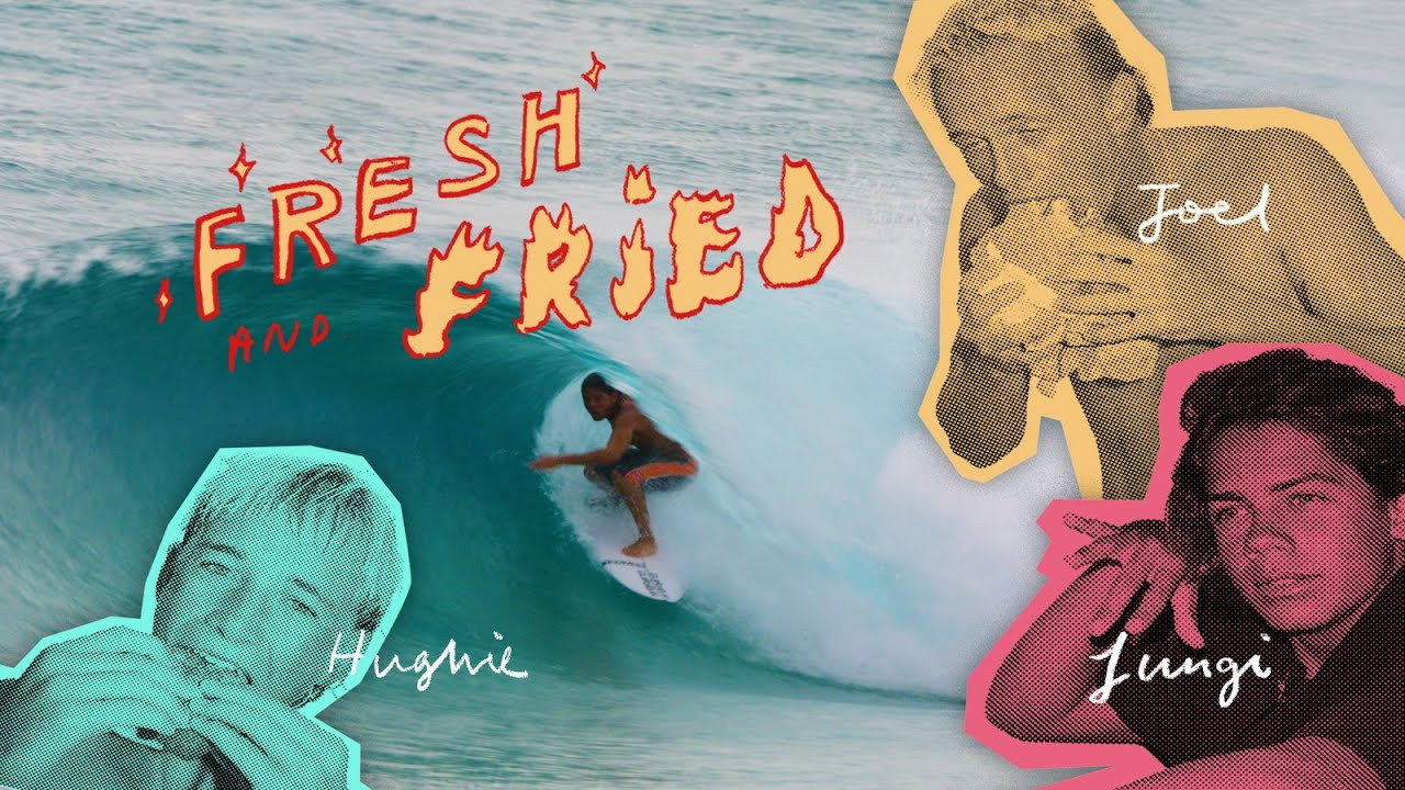 Quiksilver supergroms Lungi Slabb and Hughie + Joel Vaughan were up for the challenge -- watch how they fared in 'Fresh n Fried'.