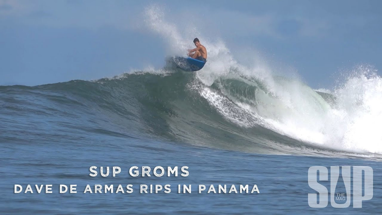 The 16-year-old Puerto Rican grom shreds during a SUP surfing trip to Veraguas, Panama. Video by Mark de Armas.