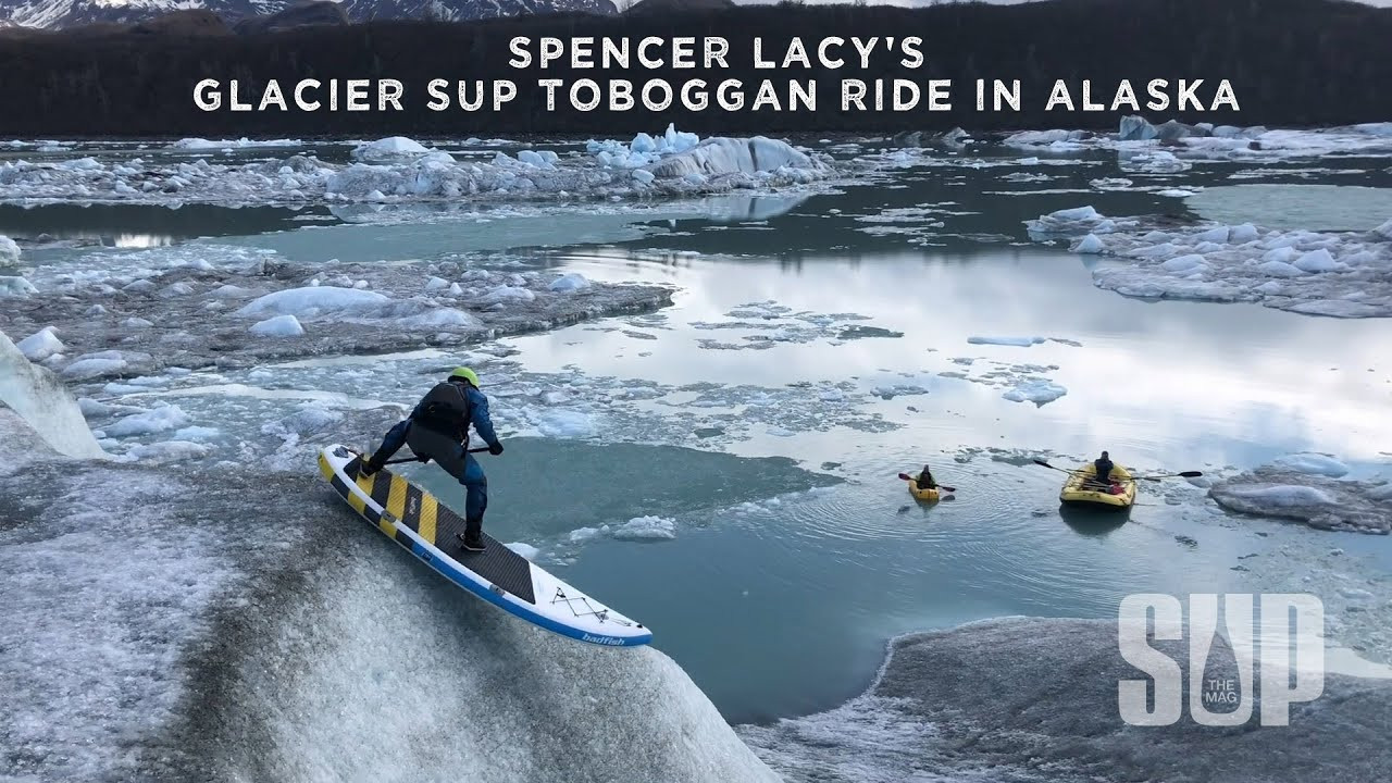 Spencer Lacy Surfs a Frozen Alaskan Wave