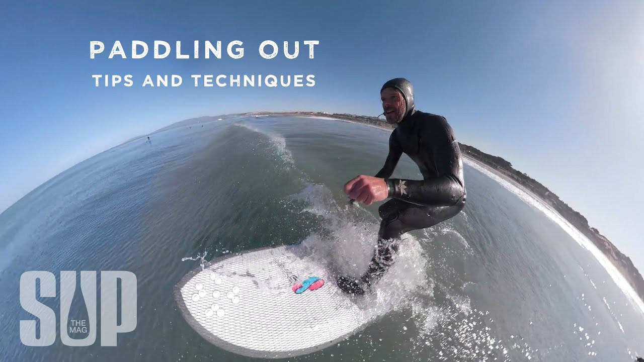 Clay Schmitz breaks down his methods and tips for getting out through waves and punching through the whitewash on a standup paddleboard.