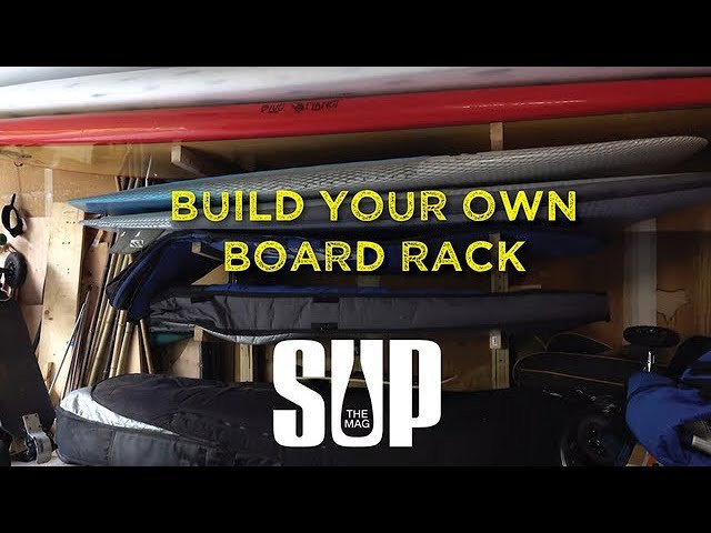 Clay Schmitz breaks down his simple, modular method for a DIY custom boardrack. Using common tools and lumber, Schmitz shows that assembling a rack built to accommodate your own quiver is easy and affordable. Can't beat the space saving qualities either.