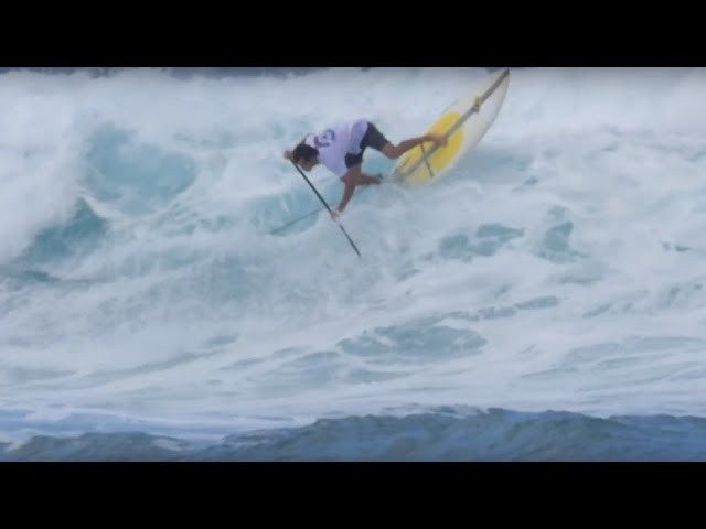 SUP surfer Mo Freitas makes the most of some stormy conditions during this free surf session from Hawaii.