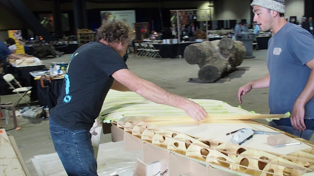 New Zealand-based sailor and woodworker David Trubridge shares his passion and process for making standup paddleboards out of plywood.