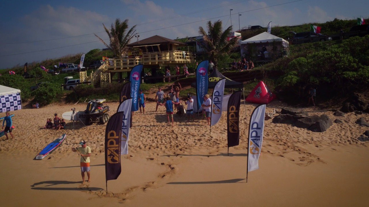 Exclusive drone footage from the first standup paddleboard racing stop on the 2017 APP World Tour, the Maui Pro-Am!<br />Video: Mat50 Media
