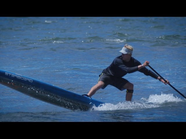 There's nothing like training with the champ. Join 2016 world champion of SUP racing Connor Baxter at his home in Maui for a surf race training session in preparation for the 2017 season. <br />Video by SUP Magazine/Mat50 Media.