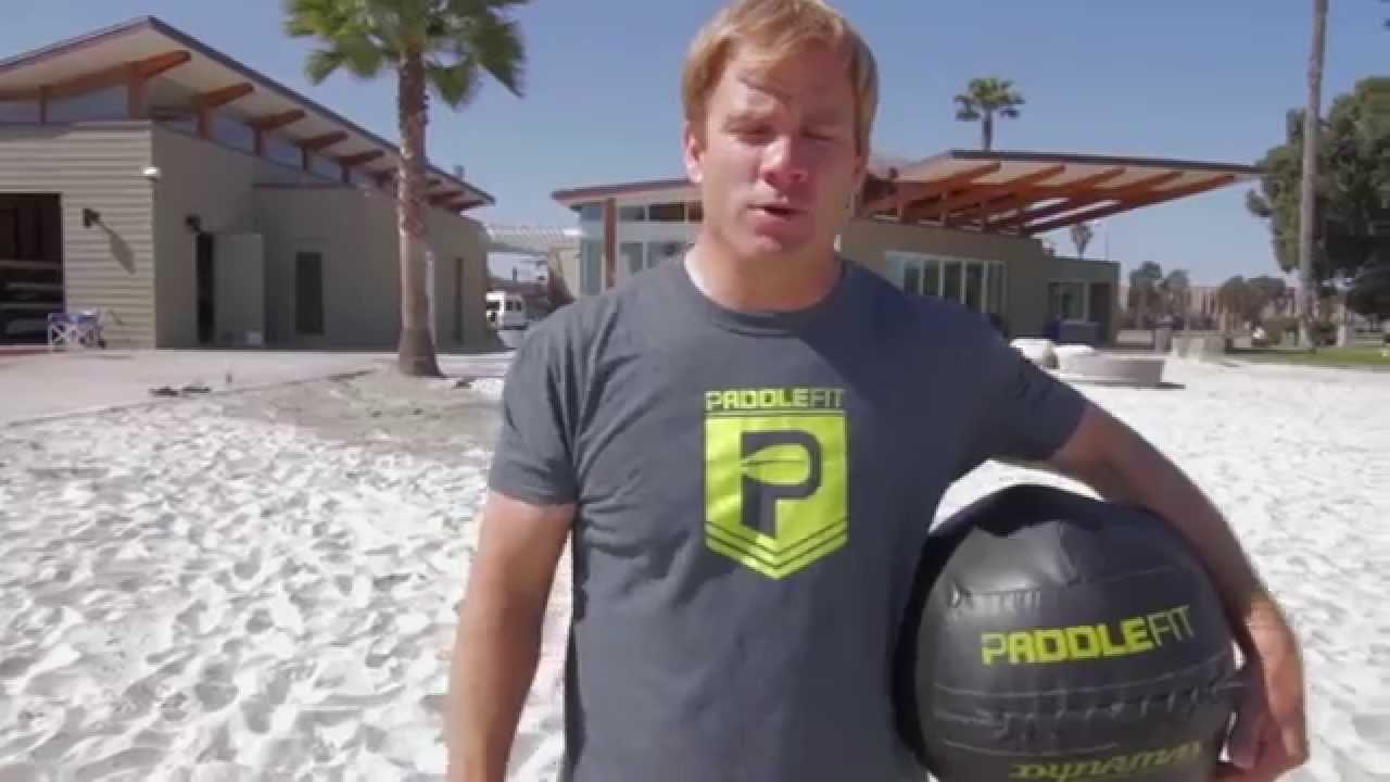 In Part 2 of our Paddle Healthy: Developing Rotational Strength series, PaddleFit's Brody Welte demonstrates three exercises with a medicine ball to help improve SUP strength and prevent injury.<br />