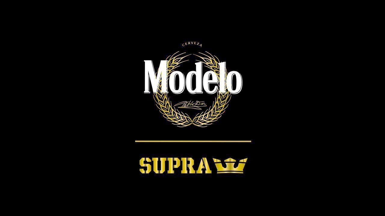 SUPRA and Modelo have joined forces and released two styles to pay homage to both iconic brands. As a nod to Modelo Especial and Modelo Negra beer, SUPRA anchored their classics, the Skytop and Vaider, to celebrate the collaboration. The Skytop mirrors the infamous gold foiling of the Modelo Especial Cerveza. While the Vaider takes inspiration from the Modelo Negra, with the sleekness of the black detailing alongside gold accents. SUPRA and Modelo seal the collaboration with premium packaging, sporting Modelo’s gold standard seal to encase SUPRA’s premiere product, for a fully immersed experience into the fighting spirit of both brands.<br /> <br />‘Serve responsibly™. Modelo Especial® and Modelo Negra™ Beers. Imported by Crown Imports, Chicago, IL.’<br /><br />Featured:<br />Windsor James (SUPRA Skate Team)<br />Dee Ostrander (SUPRA Skate Team)<br />Kendall Walters (SUPRA Ambassador)<br />Orlando Hamilton <br /><br />SHOP THE COLLECTION: www.SupraFootwear.com/Modelo