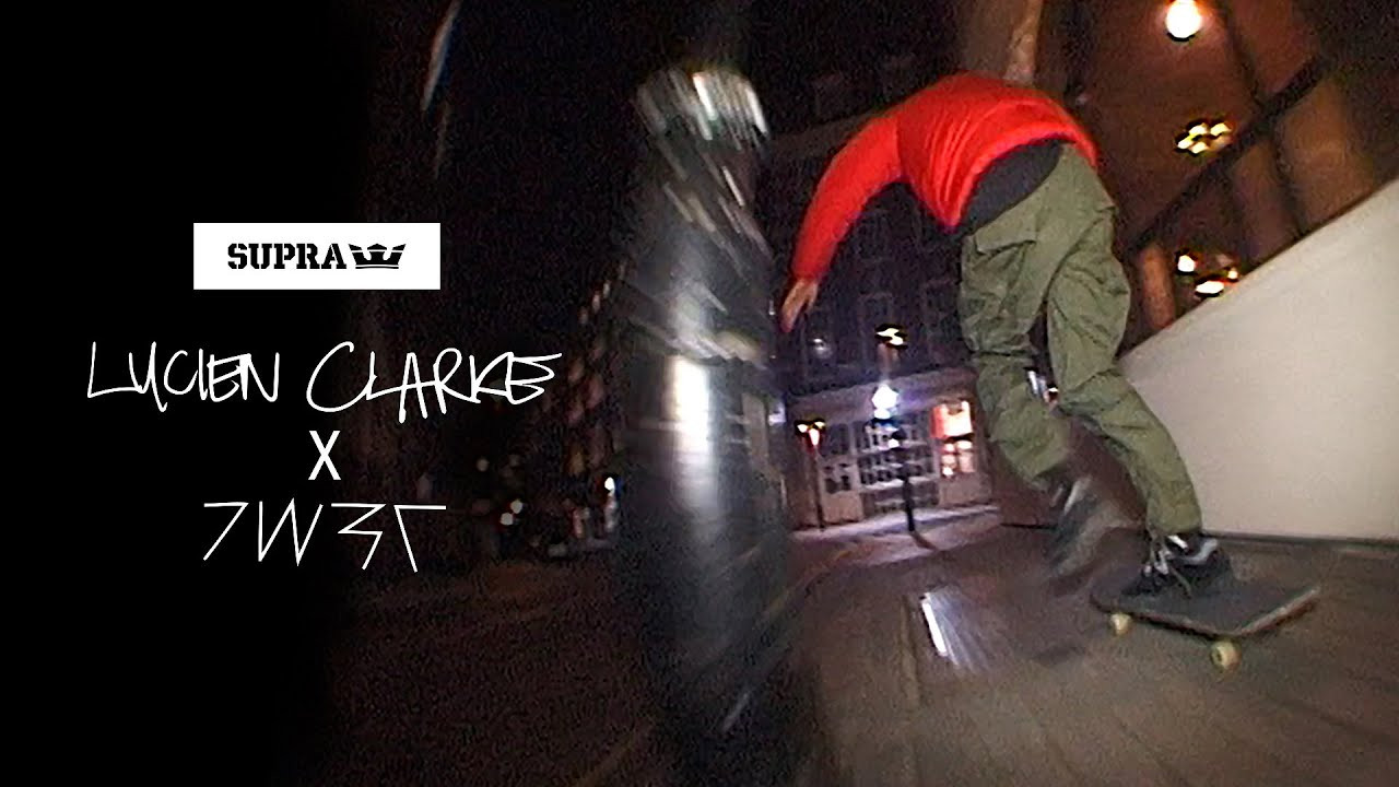 This season Lucien Clarke and his mates in the Palace Wayward Boys Choir make their mark on the low top Quattro in night-inspired signature colorway. To celebrate, Lucien hit the streets of London to put the shoe to the test. <br /><br />Composed of black suede the Quattro is classic skate shoe heritage revamped for modern skateboarding needs. The athletic-inspired low top has been decked out with reflective leather at the heel and eye stay with signature PWBC lace clips at the top of the vamp along with metal aglets, metal pyramid eyelets, and insole art featuring Lucien’s own PWBC tattoo. <br /><br />The shoe rests atop a beveled black SUPRAFOAM midsole which helps absorb impact while prolonging the life of the shoe by masking compression wrinkles. A translucent ice outsole provides traction and optimal board feel.<br /><br />The Lucien Clarke x PWBC signature Quattro is now available at better skate shops worldwide. For more information, visit www.supraskateboarding.com.<br /><br />SITE: http://www.suprafootwear.com<br />FACEBOOK: http://www.facebook.com/suprafootwear<br />TWITTER: http://www.twitter.com/suprafootwear<br />INSTAGRAM: http://instagram.com/suprafootwear<br />PINTEREST: http://www.pinterest.com/suprafootwear<br />TUMBLR: http://www.suprafootwear.tumblr.com/<br />VIMEO: http://www.vimeo.com/suprafootwear