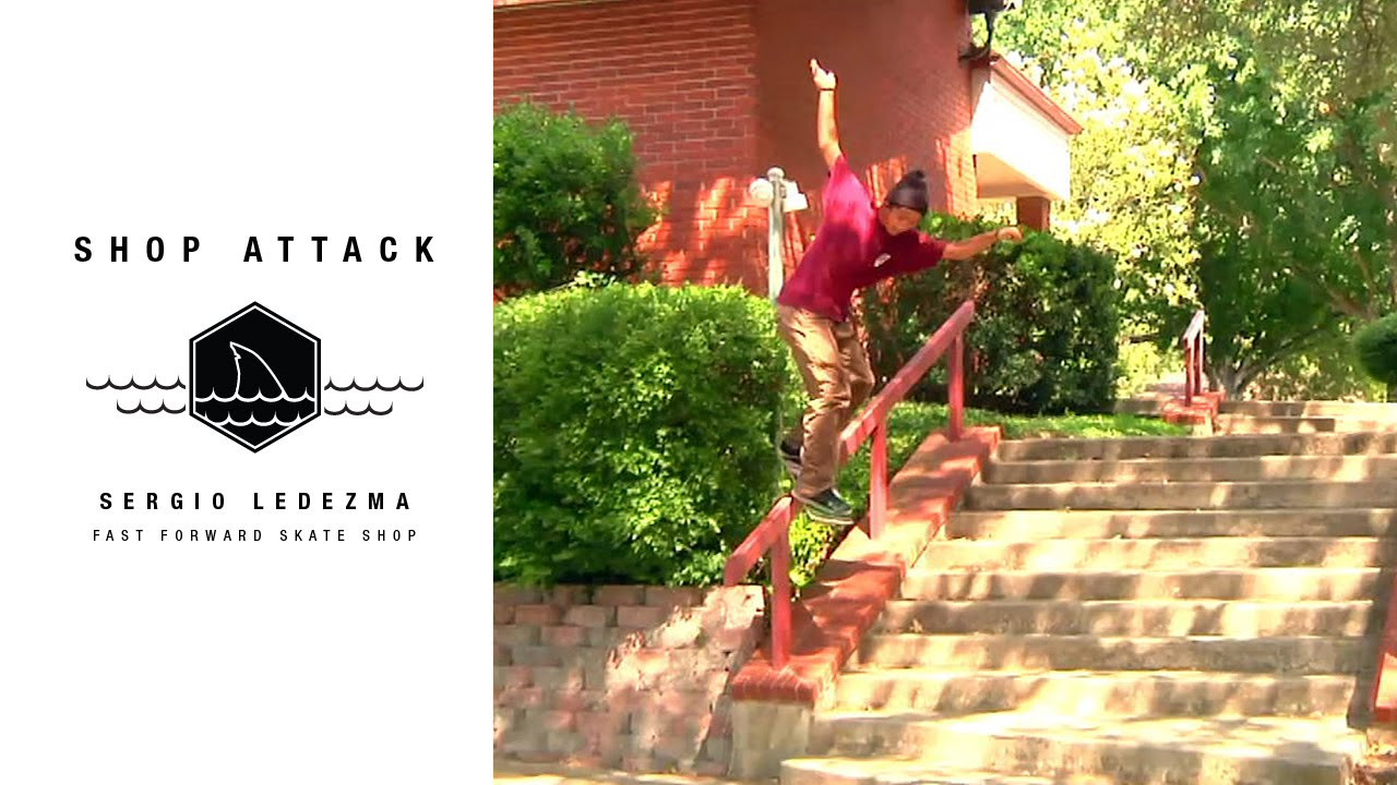 For this Shop Attack we have Fast Forward Skate Shop bringing some goods to the table with Sergio Ledezma and Impossible Lip Slides.<br /><br />Shop Attack is our new feature highlighting our shop flow riders around the world via some good hometown skateboarding.<br /><br /><br />Sergio Ledezma<br />@sergio_ledezma<br />Fast Forward Skate Shop<br />@ffskateboarding<br /><br />www.SupraSkateboarding.com