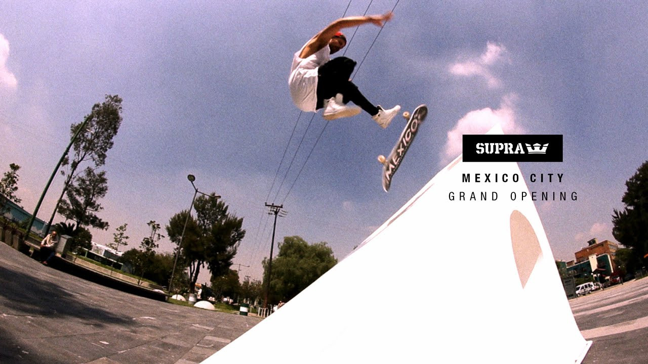 Inspired by Mexico’s ancient temples and the culture that created them, Muska designed a custom sculpture to reflect the city’s rich, artistic history while also representing skateboarding and the streets. After a brief test ride in a local park with Spencer Hamilton and Supra Mexico’s skate team, the sculpture, titled “El Sol, La Luna, Y Más Allá” was brought to the the store where it will reside permanently. <br /><br />SITE: http://www.suprafootwear.com<br />FACEBOOK: http://www.facebook.com/suprafootwear<br />TWITTER: http://www.twitter.com/suprafootwear<br />INSTAGRAM: http://instagram.com/suprafootwear<br />PINTEREST: http://www.pinterest.com/suprafootwear<br />TUMBLR: http://www.suprafootwear.tumblr.com/<br />VIMEO: http://www.vimeo.com/suprafootwear