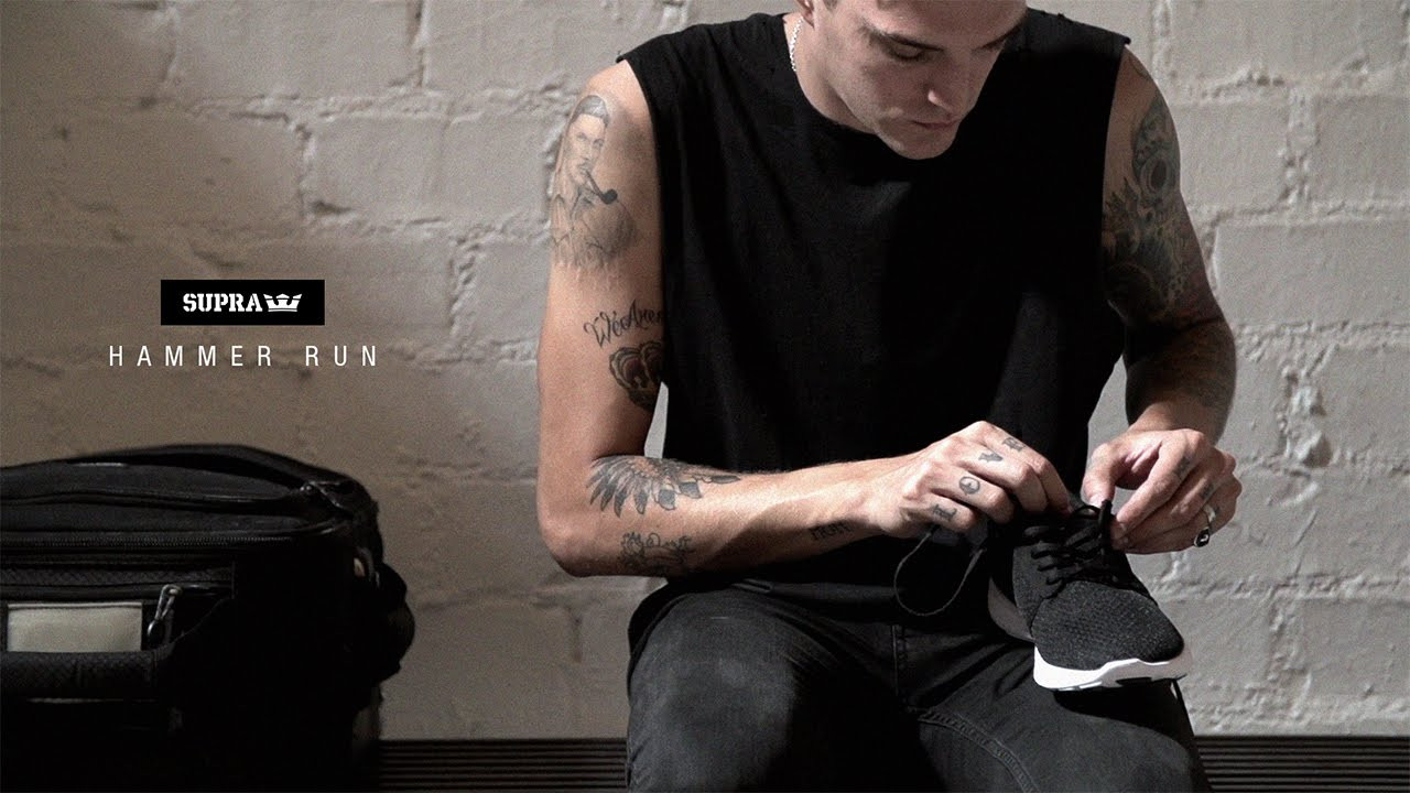 We took Jim Greco’s signature skate shoe and reinterpreted it on a lightweight, running-influenced sole. Dubbed, the Hammer Run, the shoe features a comfortable, streamlined design built for life on the go. Learn more at http://bit.ly/ZZyTtf <br /><br />SITE: http://www.suprafootwear.com<br />FACEBOOK: http://www.facebook.com/suprafootwear<br />TWITTER: http://www.twitter.com/suprafootwear<br />INSTAGRAM: http://instagram.com/suprafootwear<br />PINTEREST: http://www.pinterest.com/suprafootwear<br />TUMBLR: http://www.suprafootwear.tumblr.com/<br />VIMEO: http://www.vimeo.com/suprafootwear