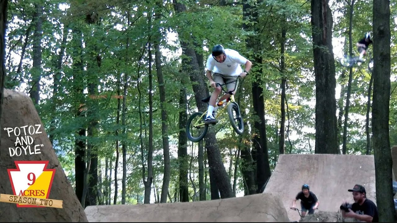 After a few years of of mentoring the Halahan kids deep in the woods, we were able to coax some of the local trail apes out into the open and even capture them on camera in their natural habitat!<br /><br />Mark Potozcny, Chris Doyle and more make guest cameos in this episode of 9 Acres featuring Nate, Shane and Kaci Halahan shredding their yard with friends, cousins and local legends.<br /><br />Filmed by: Mike, Shane, Nate and Kaci Halahan<br />Edited by: Charlie Crumlish