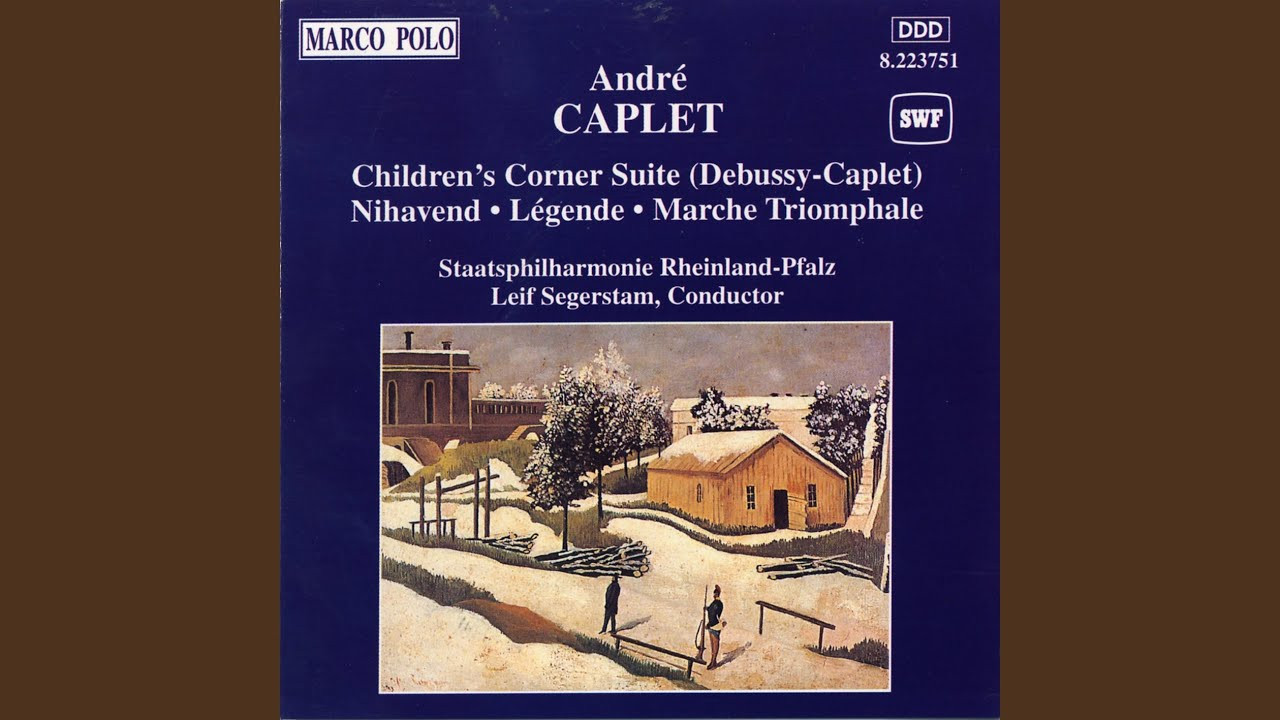 Provided to YouTube by NAXOS of America<br /><br />The Snow is Dancing · Rheinland-Pfalz State Philharmonic Orchestra<br /><br />Debussy-Caplet: Children's Corner Suite<br /><br />℗ 1995 Marco-Polo<br /><br />Released on: 1995-01-31<br /><br />Composer: Andre Caplet<br />Composer: Claude Debussy<br />Conductor: Leif Segerstam<br />Orchestra: Rheinland-Pfalz State Philharmonic Orchestra<br /><br />Auto-generated by YouTube.