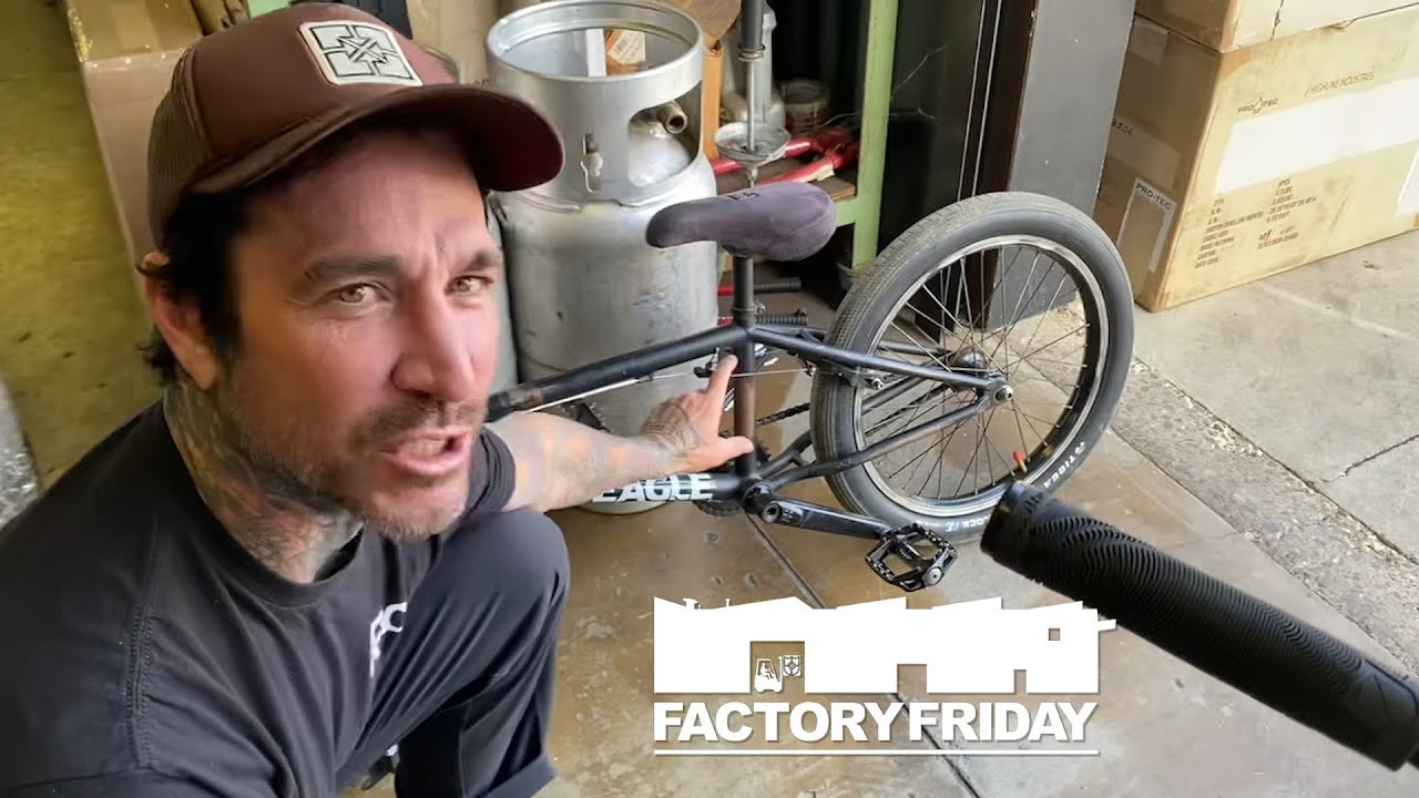 Happy Factory Friday... or should we say Factory Fit Day?! <br /><br />Aside from the unveiling of some sexy new S&M ATF (for 22" Wheel) colorways... this week's episode is heavy on Fit's heavy hitters. <br /><br />Our newest legend-in-the-making, Kole Voelker, pops in to cop some tires, tubes, grips, pegs and shirts. Stew Johnson is busy in the edit bay working on Kole's Welcome to Fit edit as we speak and it does not disappoint. <br /><br />Next, James raps with our CNC-machine sensei Rhod, to give you an up-close-and-personal look at the machining of an Aitken stem. Speaking of Aitken - Mike is coming to town next weekend to appear on the Unclicked Podcast, so if we're lucky - he'll make an in-the-flesh appearance on FF next Friday.<br /><br />And finally, Cory Nastazio, the only rider to hold the distinction of being both a S&M and Fit Pro Rider - stops by to put wings in motion on a new USA-made Metal Eagle signature Fit frame and swoops up a Blue Falcon stem. Birds of a feather stick together! Till next week friends!<br /><br />Film: James Eason / Edit: Charlie Crumlish