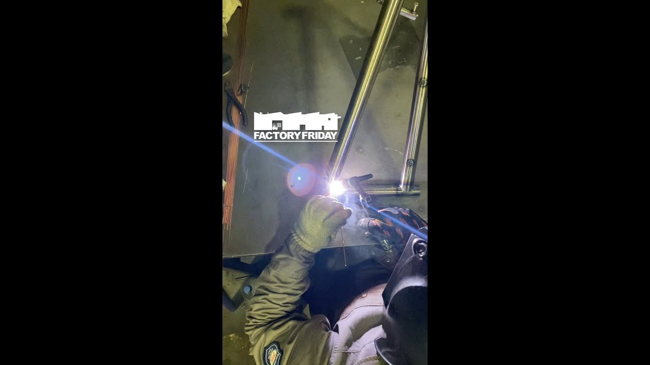 Sept 9, 2022<br /><br />TGIFactory Friday! 🇺🇸 this week the shop was booming, with Trans Brown MOD frames back from paint along with Bruiser bars in a wide variety of colorways. Thomas gives a behind the scenes look at Steel Panther bullet-ended seat stays being made, and we give a warm send off to Felix, in-house welder who is retiring after 20 years strong at the building! Enjoy and see y’all next week! 🍻 #factoryfriday #shieldbmx @jameseason<br /><br />#factoryfriday