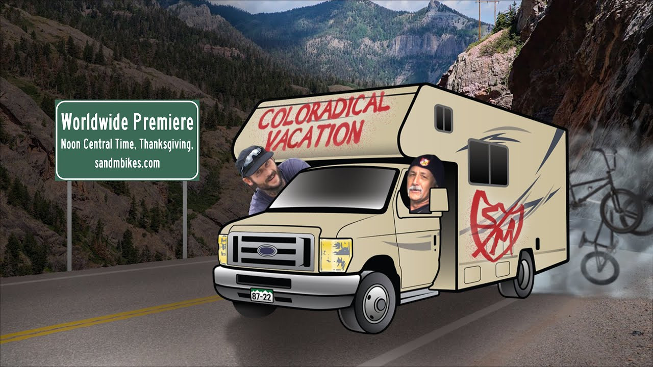 Chris Moeller wanted to celebrate 35 Years of S&M Bicycles at his new trail spot in Southwestern Colorado, so he invited Clint Reynolds, Mike Hoder, Aryei Levenson, Kole Voelker, Def Paul and slew of other amigos out. Celebration ensued. <br /><br />Stew Johnson captured the craziness for you, and we'll be sharing the whole shebang on Thursday... because what better way to digest your turkey, than with a bunch of S&M turkeys.<br /><br />S&M Bikes ColoRADical Vacation - Premiering Thursday, Nov. 24 at Noon Central Time.