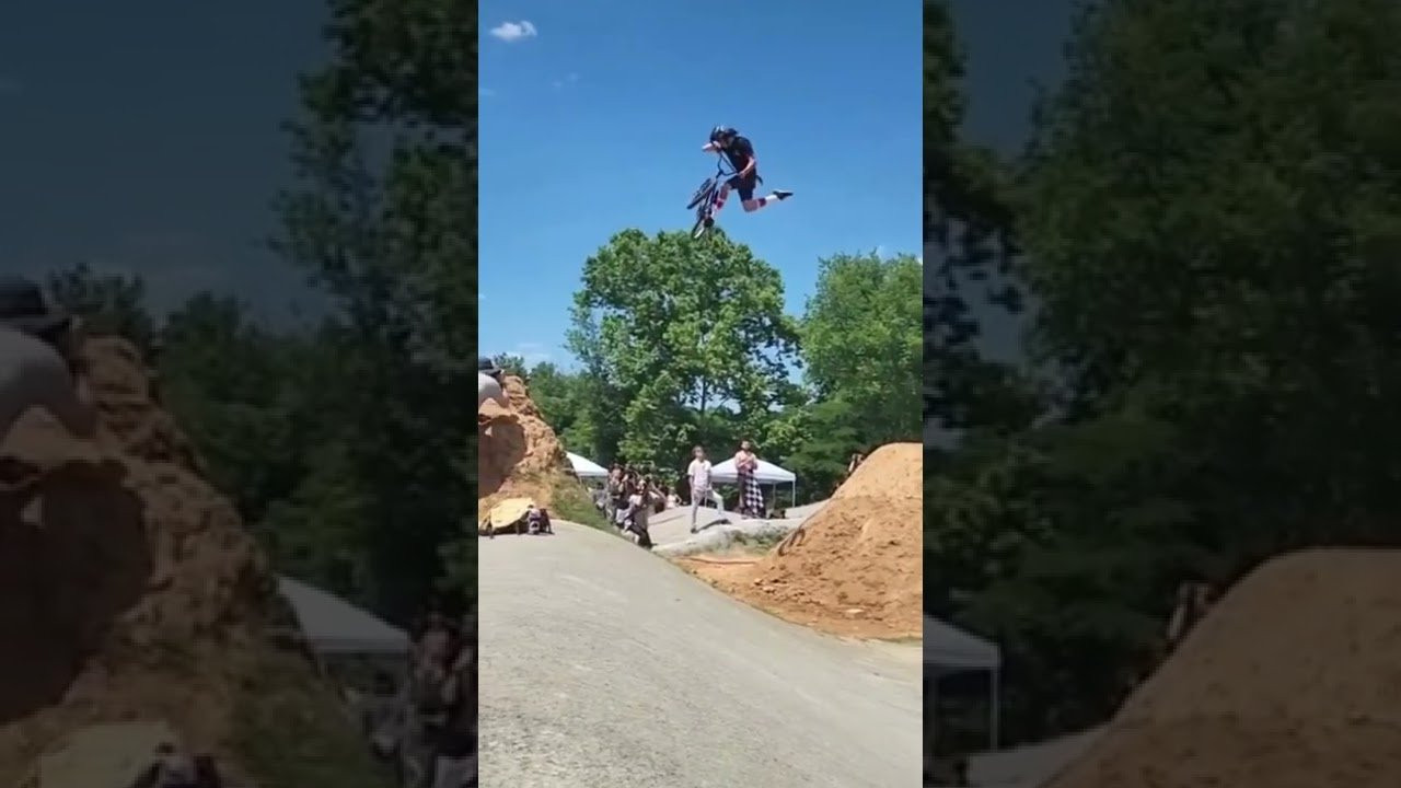 Ever Peacock roasting at the Rumble In Richmond! #bmx