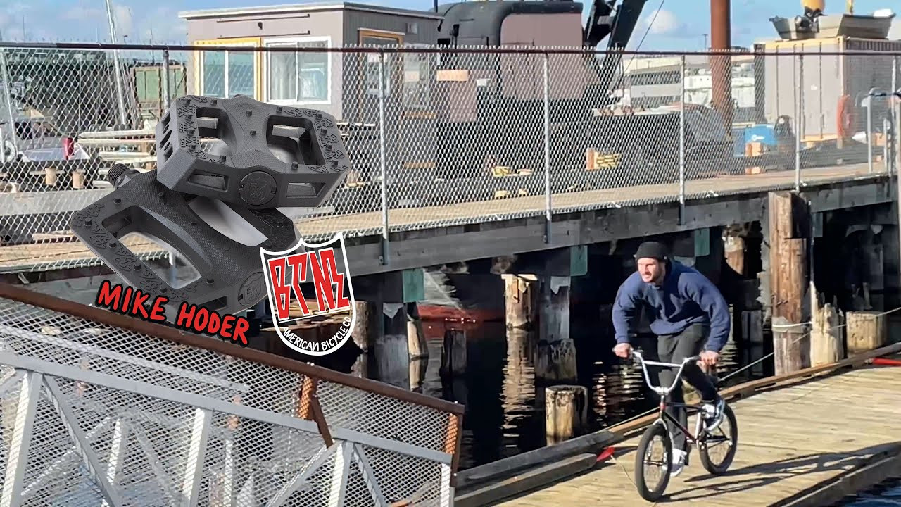 Hoder Pedals. Get it? Available now:<br /><br />https://www.sandmbikes.com/product/hardgoods/small-parts/hoder-btm-pedals/<br /><br />#SHIELDBMX