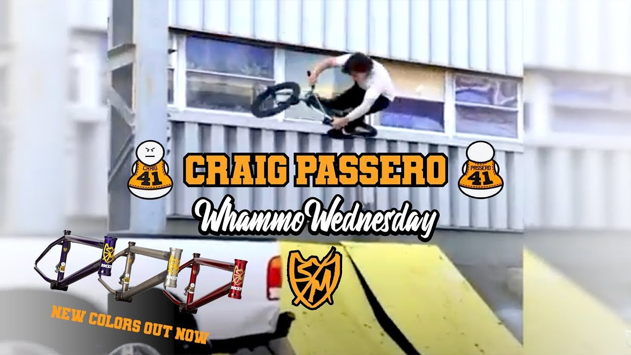 Craig Passero is a legend in east coast alleyways, here's some fire to celebrate the release of his updated signature frame.<br /><br />The Whammo also has been updated with a shorter back end (12.9″), taller headtube (5″) and raised bottom bracket (11.8″)<br /><br />https://www.sandmbikes.com/product/hardgoods/frames/whammo-v2-frame/