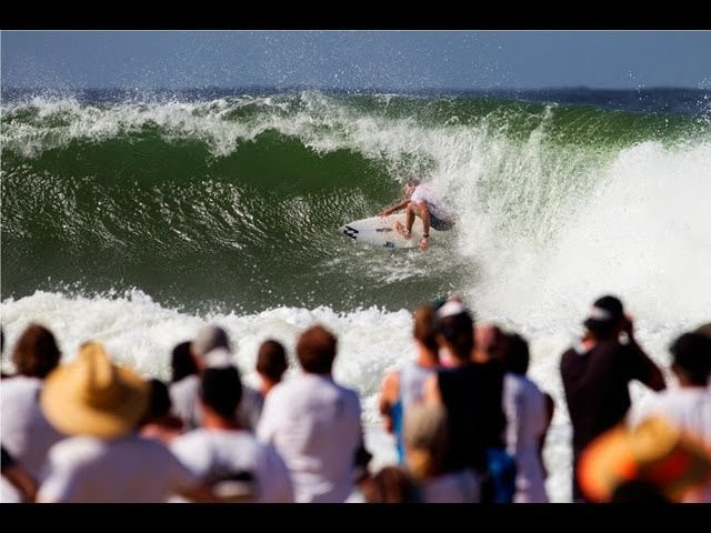 http://www.TheSurfChannel.com<br /><br />Joel Parkinson VS. Julian Wilson - Quiksilver Pro Gold Coast 2013 Heat Highlights, Quarterfinal<br /><br />A heated battle between two of Australia's strongest surfers proved to be a tough match-up as the world champion fought to defeat the young threat to his win. The first event of the 2013 ASP World Championship Tour, the Quiksilver Pro Gold Coast took place at Snapper Rocks in front of a huge crowd of cheering fans.<br /><br />It was a high scoring affair as the athletes posted 17 different wave scores between the two of them. Parko whipped up a beautiful perfect 10 halfway through the heat and Wilson posted two excellent scores of a 7.87 and 8.80. Parko barely out bid the young competitor on his road to the final.<br /><br />See the photos and results: <br />http://www.thesurfchannel.com/news/20130312/quiksilver-pro-gold-coast-moves-into-quarterfinal-action-to-complete-first-event/<br /><br /><br />March 11, 2013<br /><br />Footage courtesy of Quiksilver
