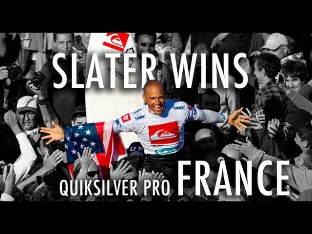 http://www.TheSurfChannel.com<br /><br />The ASP World Championship Tour's European event, the Quiksilver Pro France, came to an end today with an epic final between Kelly Slater (USA) and Dane Reynolds (USA) as they battled out the last heat of competition in ideal conditions at La Graviere. The two Quiksilver riders gathered fans from all over, lined up on the shore to watch a jaw-dropping American finish between arguably the best competitor vs best freesurfer on the planet. It was Slater who left victorious, finding the waves he needed to get the scores and celebrate his first Quiksilver Pro France win, with Reynolds in second, and John John Florence (HAW) sharing third place with Joel Parkinson (AUS).<br /><br /><br />For more details on the Quiksilver Pro click the link below:<br /><br />http://www.thesurfchannel.com/slide/epic-slater-vs-reynolds-final-wraps-up-quiksilver-pro-france/<br /><br />-------------------------------------------------------------------------<br /><br />The Surf Channel is an original, free, ad supported television network delivered on cable, satellite and IPTV services, web and wireless. The Video On Demand television network can be found on cable, satellite, telco and digital. Distribution partners include: Comcast, Cox Communications, DirecTV, Dish Network, Filmon.com. <br /><br />For industry news around the clock and to find out about the upcoming television launch, check out TheSurfChannel.com<br />http://www.Facebook.com/TheSurfChannel<br />http://www.Twitter.com/TheSurfChannel <br /><br />* Twitter your best barrel face to win prizes every month to #TheSurfChannel #BarrelFace, and 'Like' us on Facebook to join history's first network dedicated to the great sport of surfing!