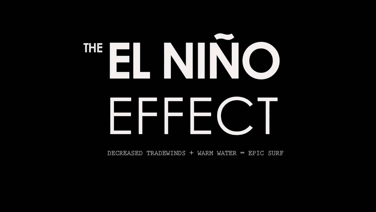 The El Nino Effect is a NorCal surf film you're not going to want to miss! <br /><br />http://www.TheSurfChannel.com<br />___<br /><br />The Surf Channel is an original, free, ad supported television network delivered on cable, satellite and IPTV services, web and wireless. The Video On Demand television network will be found on cable, satellite, telco and digital. Distribution partners include: Comcast, Cox Communications, DirecTV, Dish Network, Filmon.com.<br /><br />For industry news around the clock and to find out about the upcoming television launch, check out:<br /><br />http://www.TheSurfChannel.com<br />http://www.Facebook.com/TheSurfChannel<br />http://www.Twitter.com/TheSurfChannel<br />http://www.Instagram.com/TheSurfChannel<br /><br />* Twitter/Instagram your best barrel face to win prizes every month to #TheSurfChannel #BarrelFace, and 'Like' us on Facebook to join history's first network dedicated to the great sport of surfing.