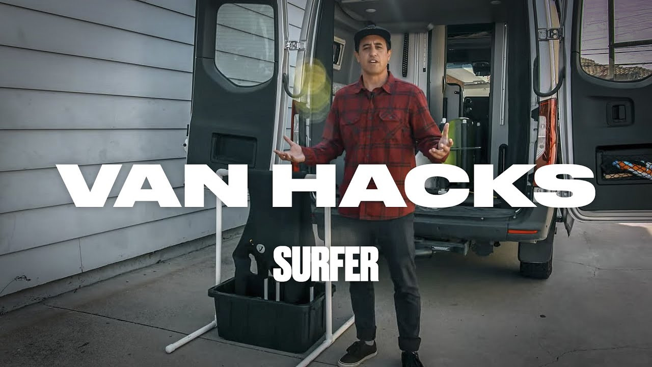 Look, there are two types of surfers in the world right now: ones who would potentially risk exposure to a deadly virus in exchange for rock-bottom flights to their dream destination, and the rest of us. Assuming you’re in that latter group, you’re going to need to get creative if you want to take a surf trip in the foreseeable future. Fortunately, there’s a mode of transportation that was invented long, long ago that’s perfect for facilitating surf exploration when the restrictions include “no airplanes!” and “stay away from people!”: the Recreational Vehicle.<br /><br />RVs allow you to explore the stretches of coastline you’ve been meaning to surf, while carrying your bedroom, kitchen, gear shed and bathroom along with you. Doing so keeps you safer, it keeps the locals in the zones you’re visiting safer and it ensures you never have to poop in a bush. Everyone wins — particularly the bush. <br /><br />The best thing about RVs is that you can rent them pretty much anywhere, including Class Bs, which are the cool adventure vans you keep seeing on Instagram. And just because you’re renting a rig doesn’t mean you can’t make some simple, removable customizations that will make traveling with surfboards and wetsuits easier and less stinky. For some tips and tricks on how to pimp your rented ride, we asked Dana Point surfer and experienced surf explorer Dave Boehne. He’s been working on tweaking his own adventure surf rig for years, and these are his 6 favorite ways to set yourself up before hitting the road.<br /><br />For materials, costs, and directions go to: https://www.surfer.com/features/6-simple-hacks-for-turning-an-rv-into-an-ultimate-surfmobile/